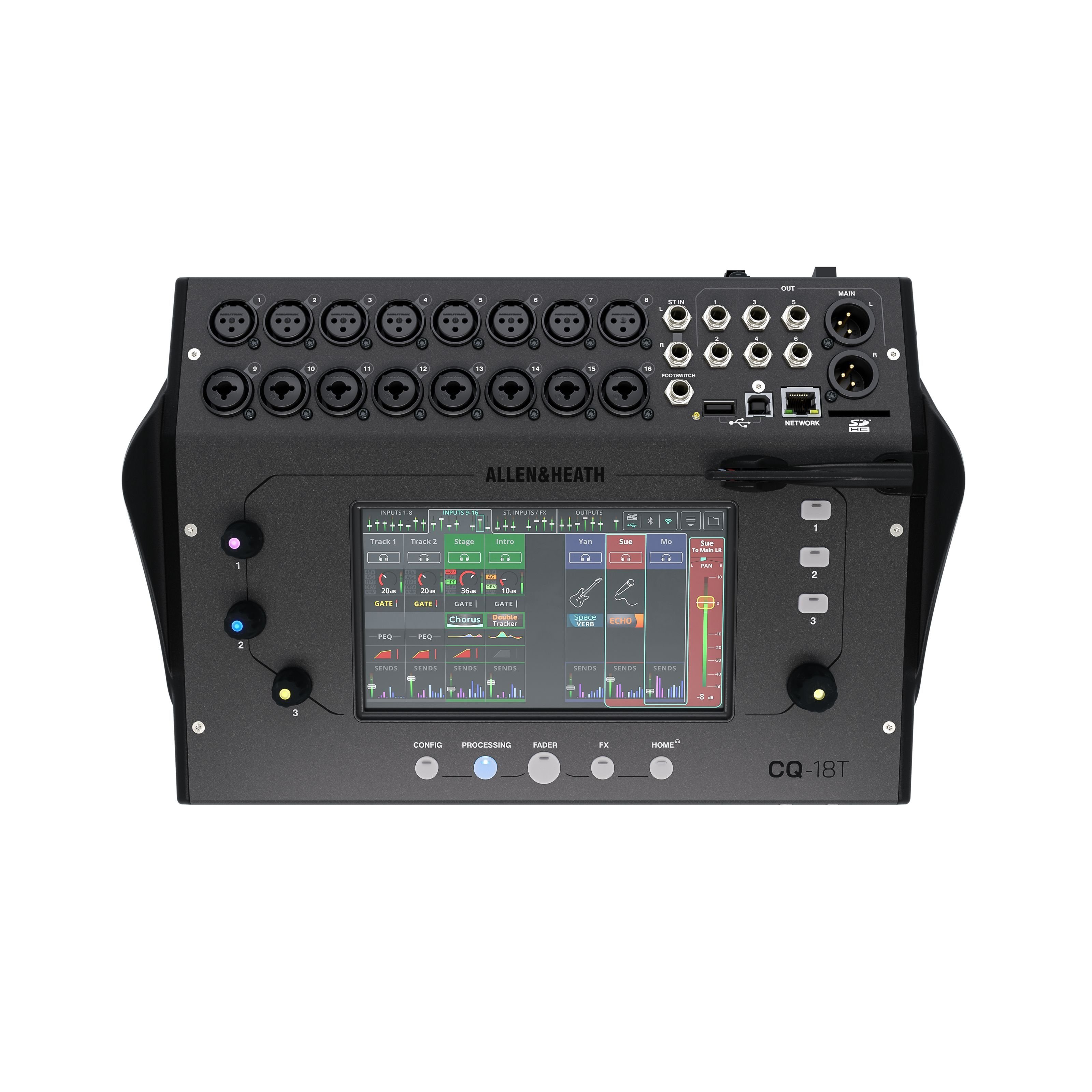 Allen & Heath Mischpult, (PA Mischpulte, Digital Mixer), CQ18T - Digital Mixer