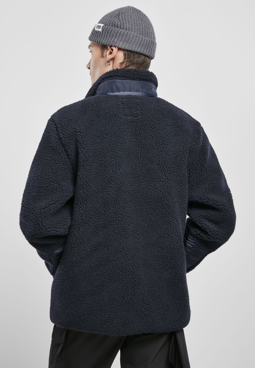 URBAN CLASSICS Outdoorjacke Sherpa Jacket Herrenjacke