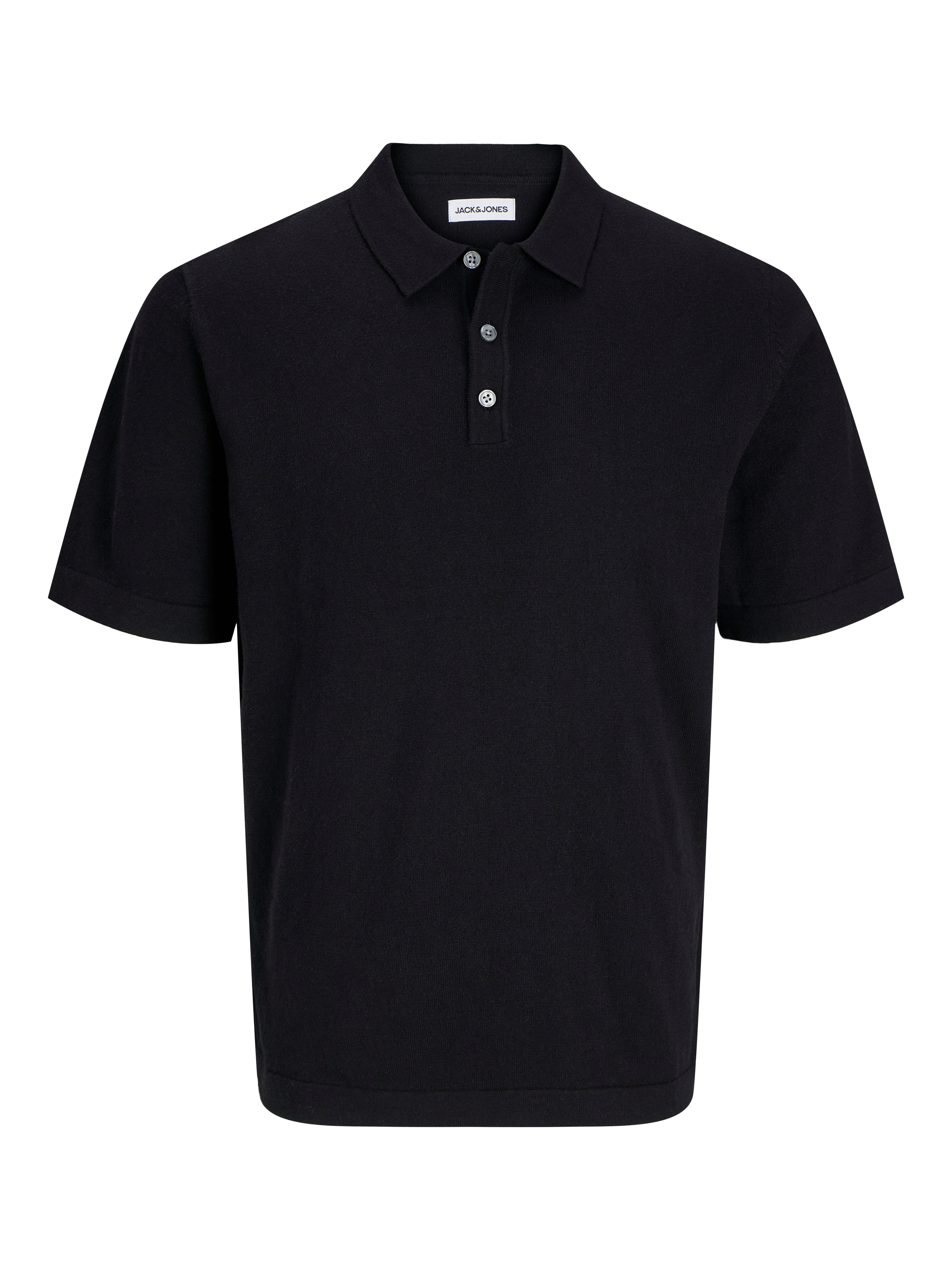 Kurzarmpullover JJEEMIL KNIT RELAXED POLO SS SN