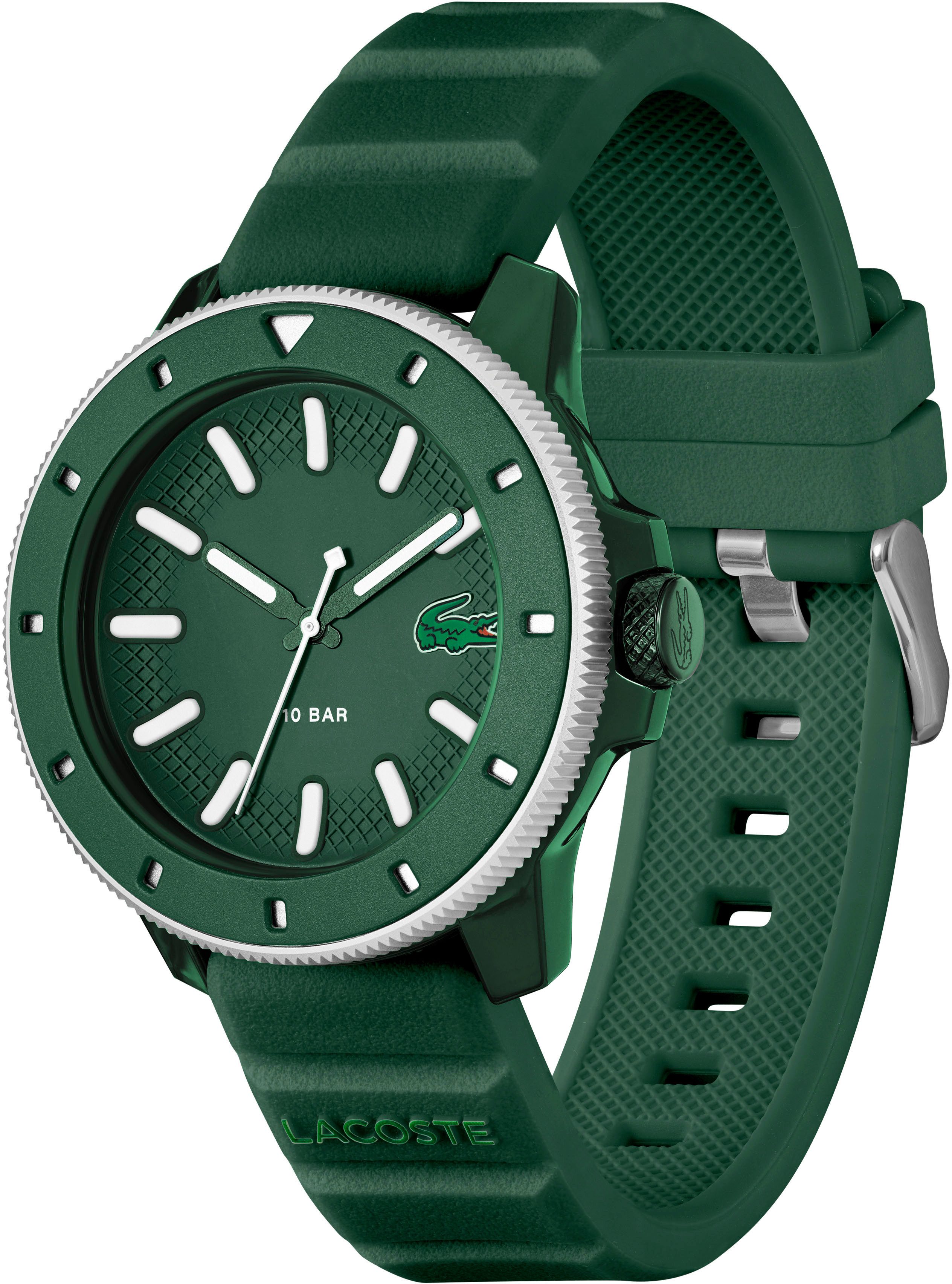 Lacoste Quarzuhr LACOSTE.12.12 SCUBA 2011414, Armbanduhr, Herrenuhr, Siliko günstig online kaufen