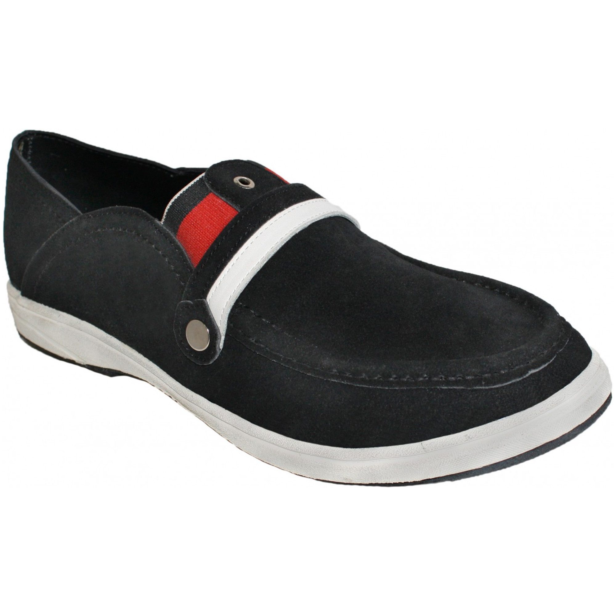 German Wear SNK-15 black Sneaker Sneaker lederschuhe turnschuhe aus Wildleder Schwarz
