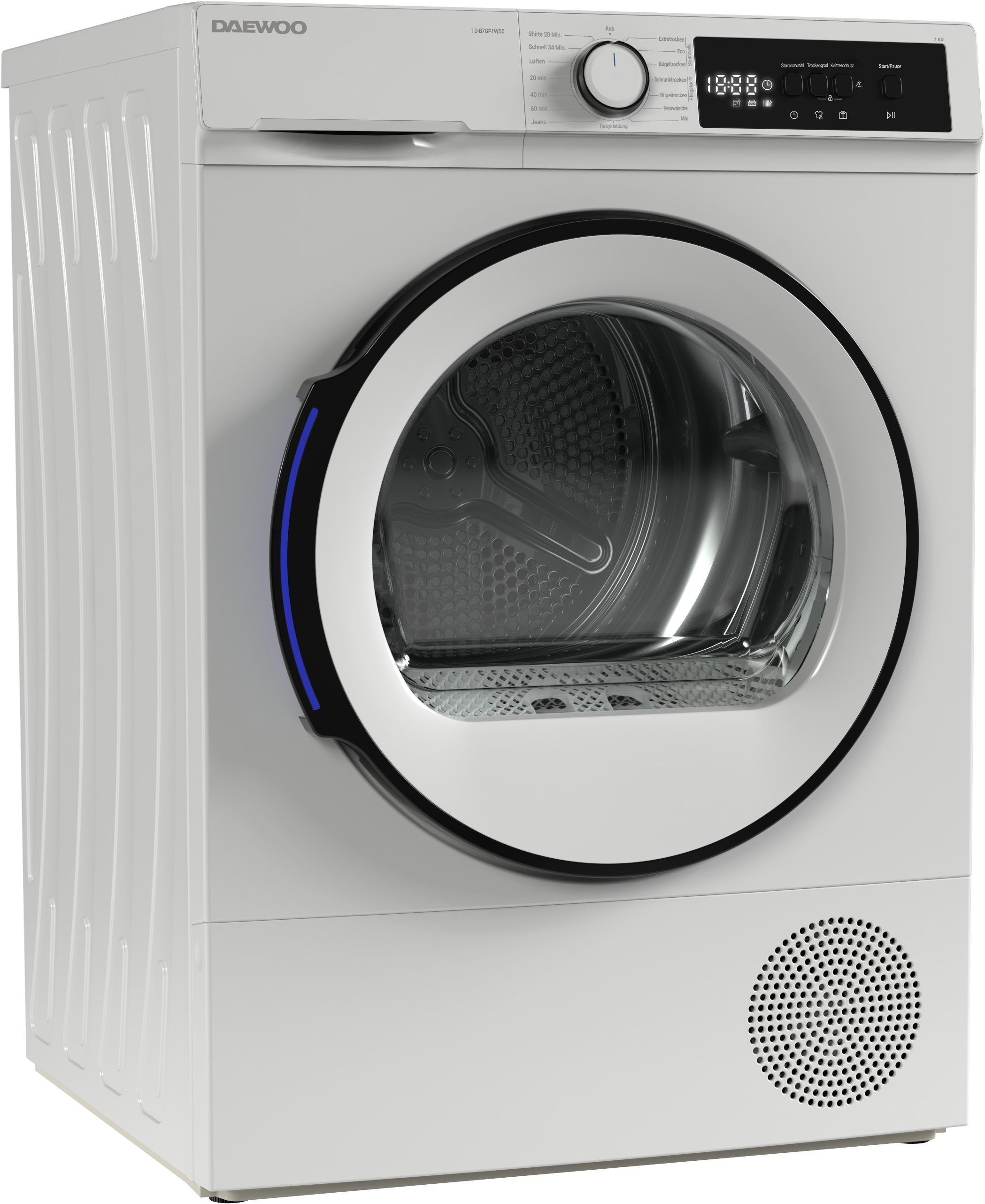 Daewoo Wärmepumpentrockner TD-B7GP1WD0-DE
