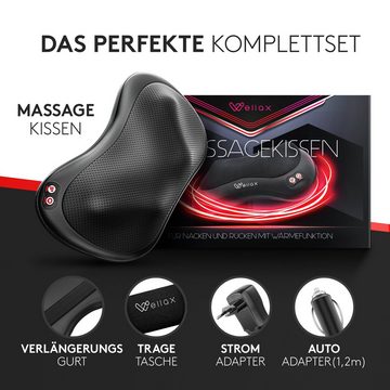 Wellax Massagekissen Wellax - Massagekissen mit Wärmefunktion & 360° Drehung