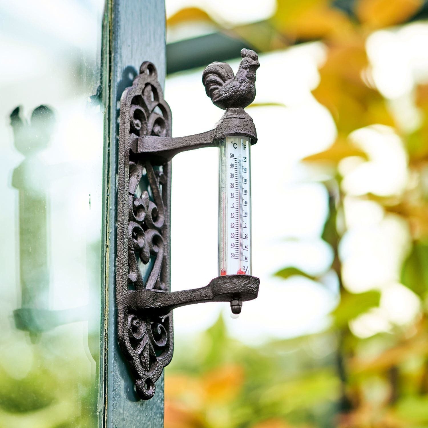 Mirabeau Gartenfigur Thermometer Seraux braun günstig online kaufen