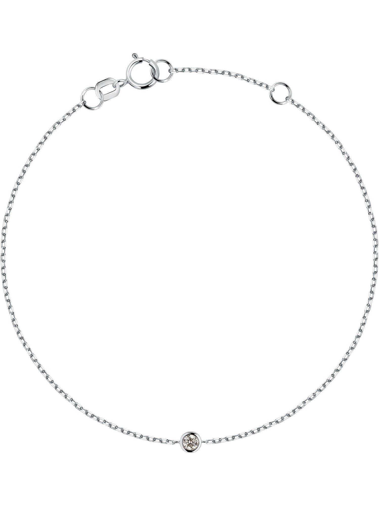 CHRIST Armband CHRIST Damen-Armband 750er Weißgold 1 Diamant günstig online kaufen