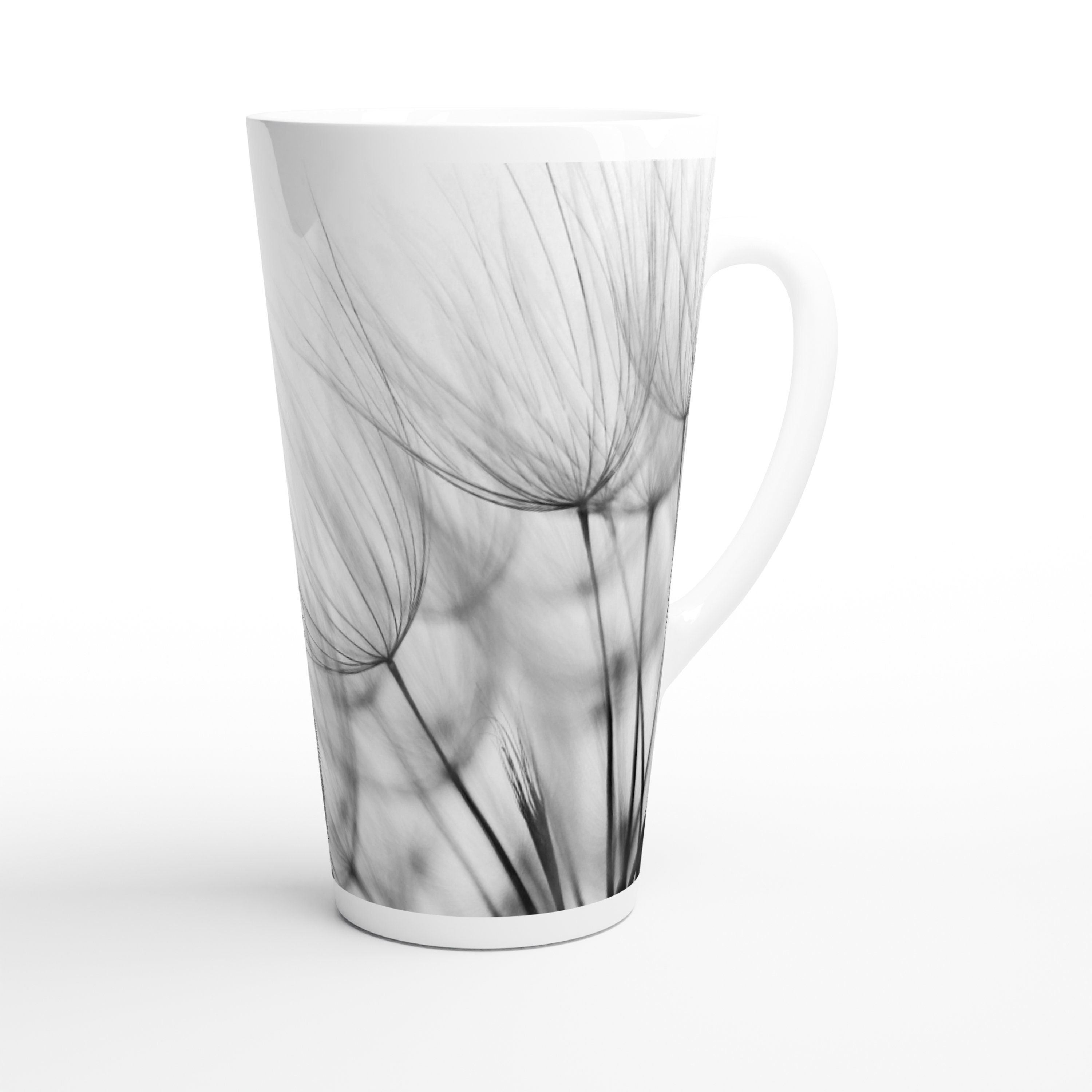 Alltagszauber Latte-Macchiato-Tasse - Jumbo-Tasse DANDELION, Keramik, extra groß, für ca. 500ml Inhalt
