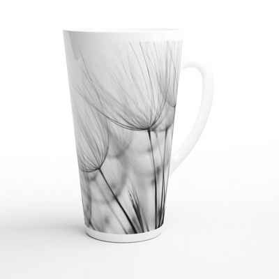 Alltagszauber Latte-Macchiato-Tasse - Jumbo-Tasse DANDELION, Keramik, extra groß, für 500ml Inhalt