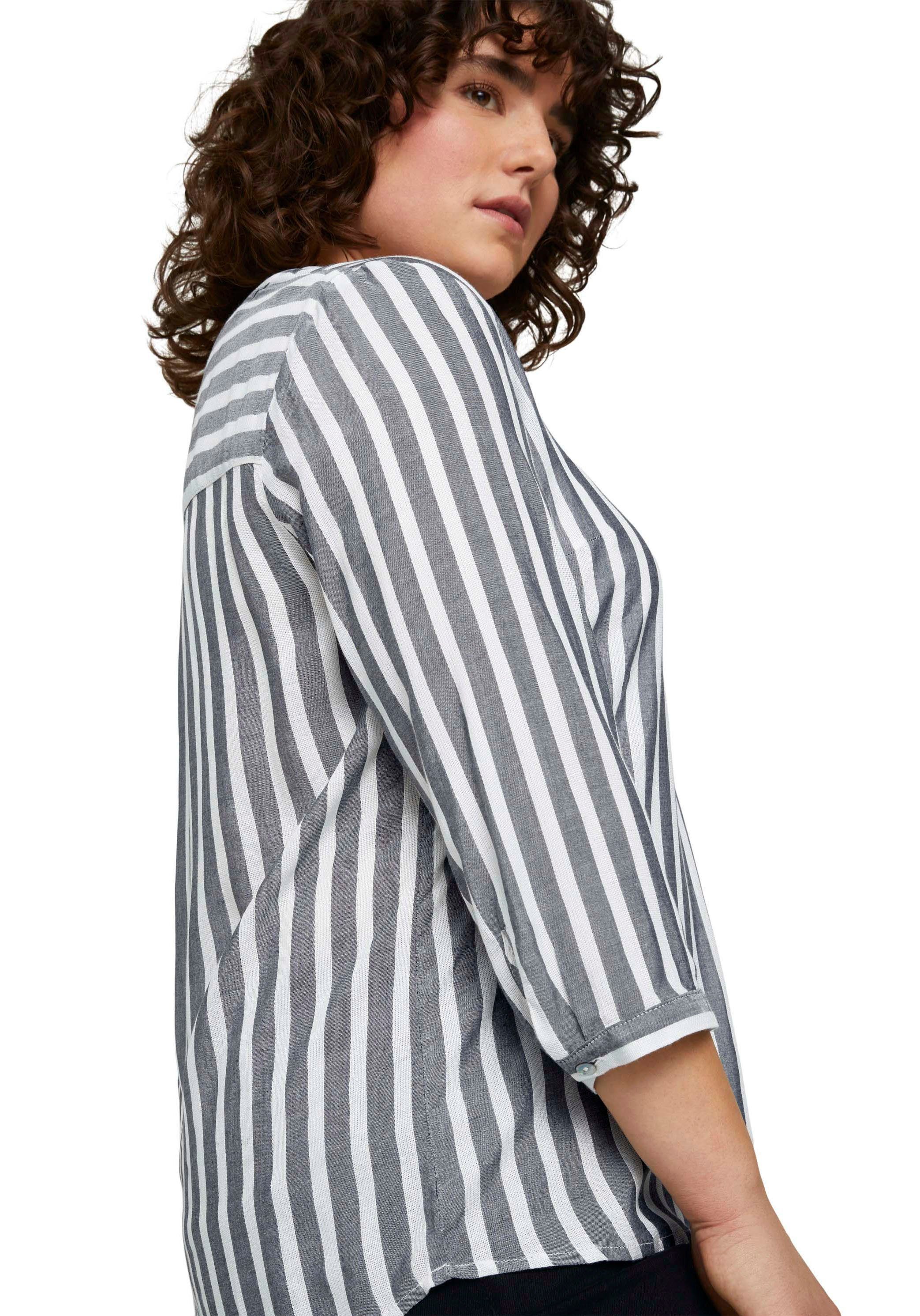 TOM TAILOR PLUS Schlupfbluse mit Streifen
