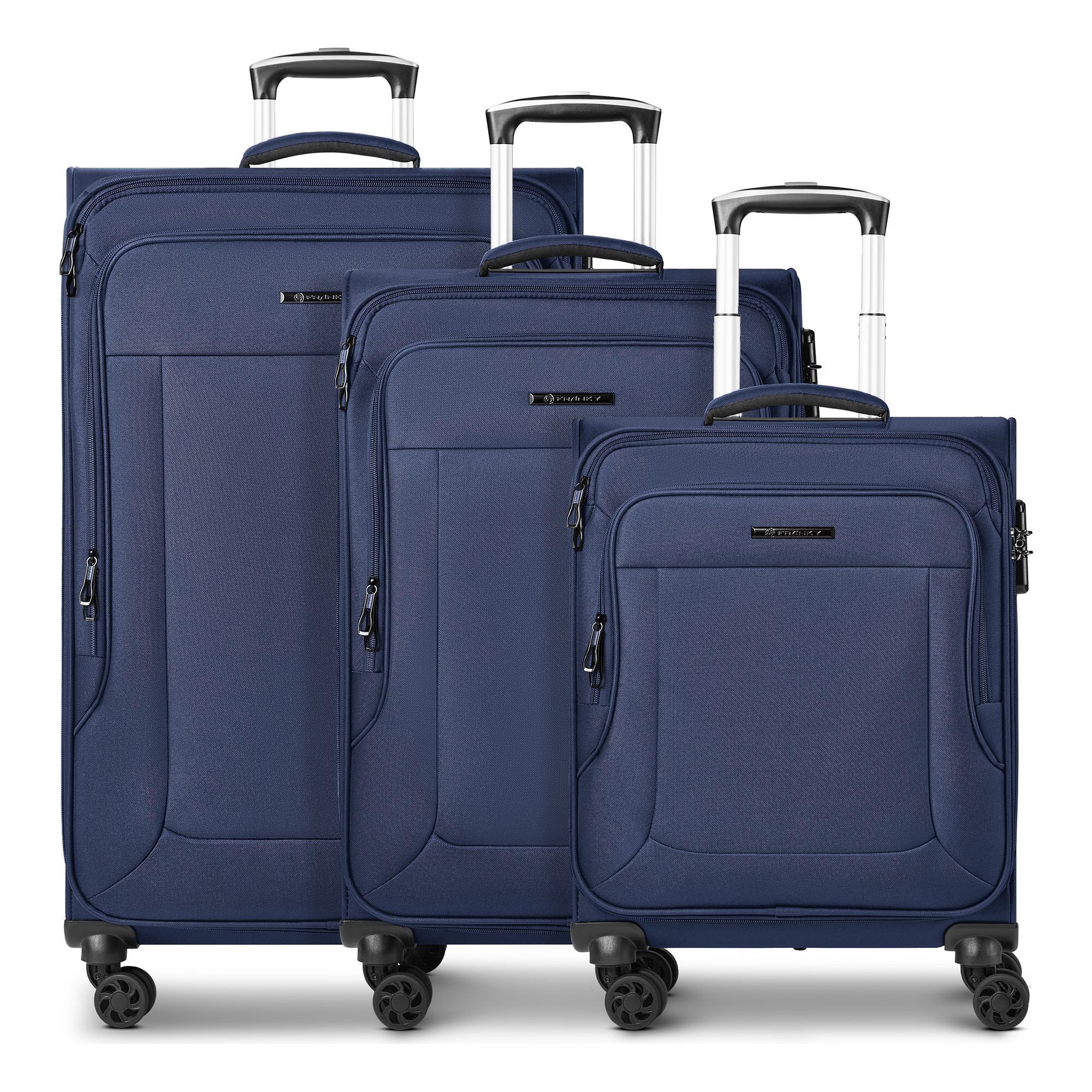 Franky Trolleyset Melbourne 3.0, 4 Rollen, (3-teilig, 3 tlg), Polyester