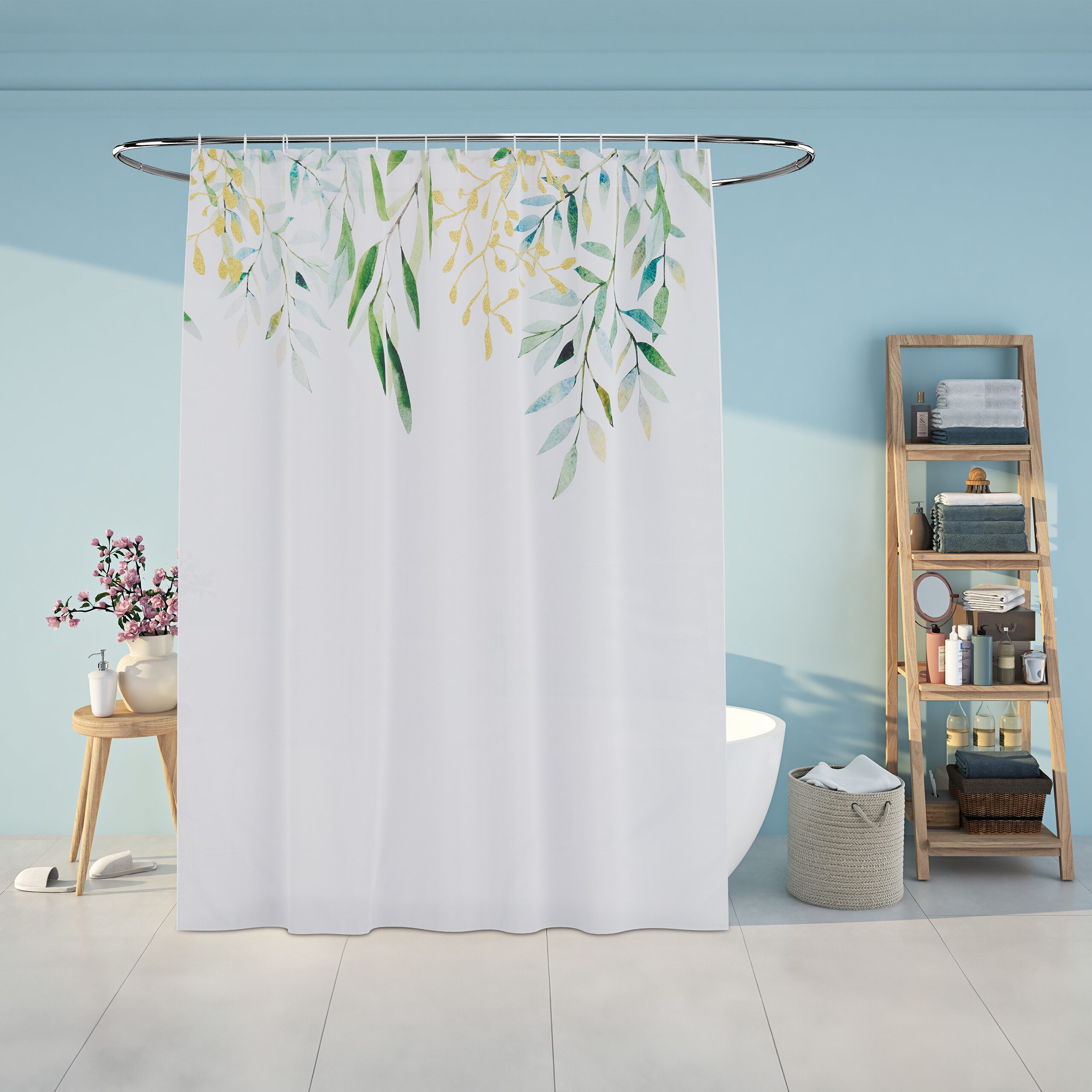 relaxdays Duschvorhang 180x200 cm mit Motiv günstig online kaufen