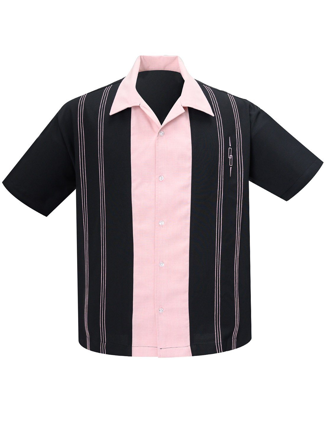 Steady Clothing Kurzarmhemd The Harper Black günstig online kaufen