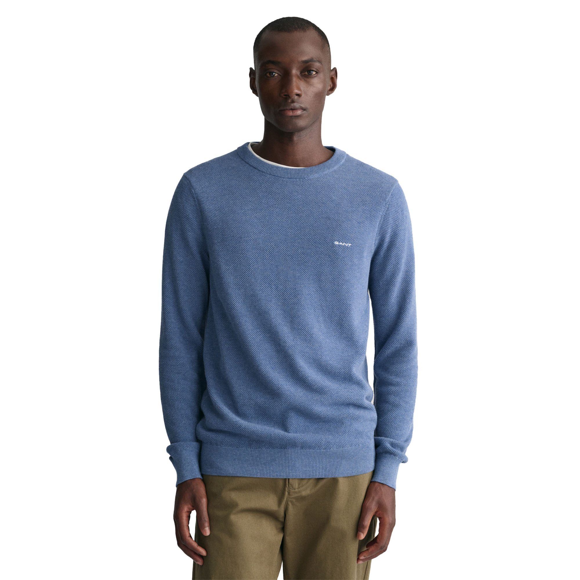 Gant Sweatshirt Herren Strickpullover Baumwolle günstig online kaufen