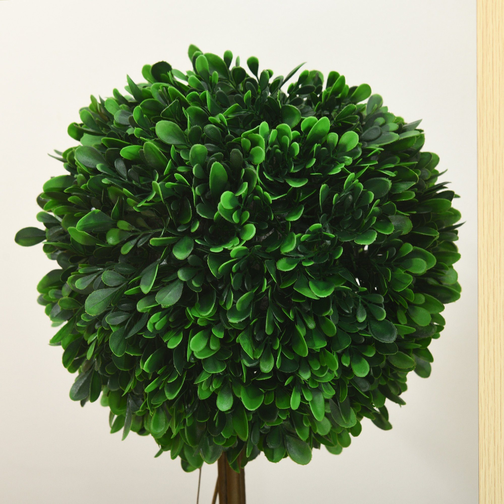 Höhe UV-Schutz Kunstpflanze PE Pflanzen, rotes cm, Künstliche Sandelholz, Sandelholz-Stil, mit Kunstpflanze 60 HOMCOM, aus rotes mit