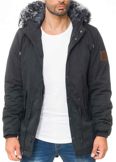 Cipo & Baxx Winterjacke Cipo & Baxx Herren Winter Jacke BA-CM150 (1-St) Winterjacke mit Kapuze