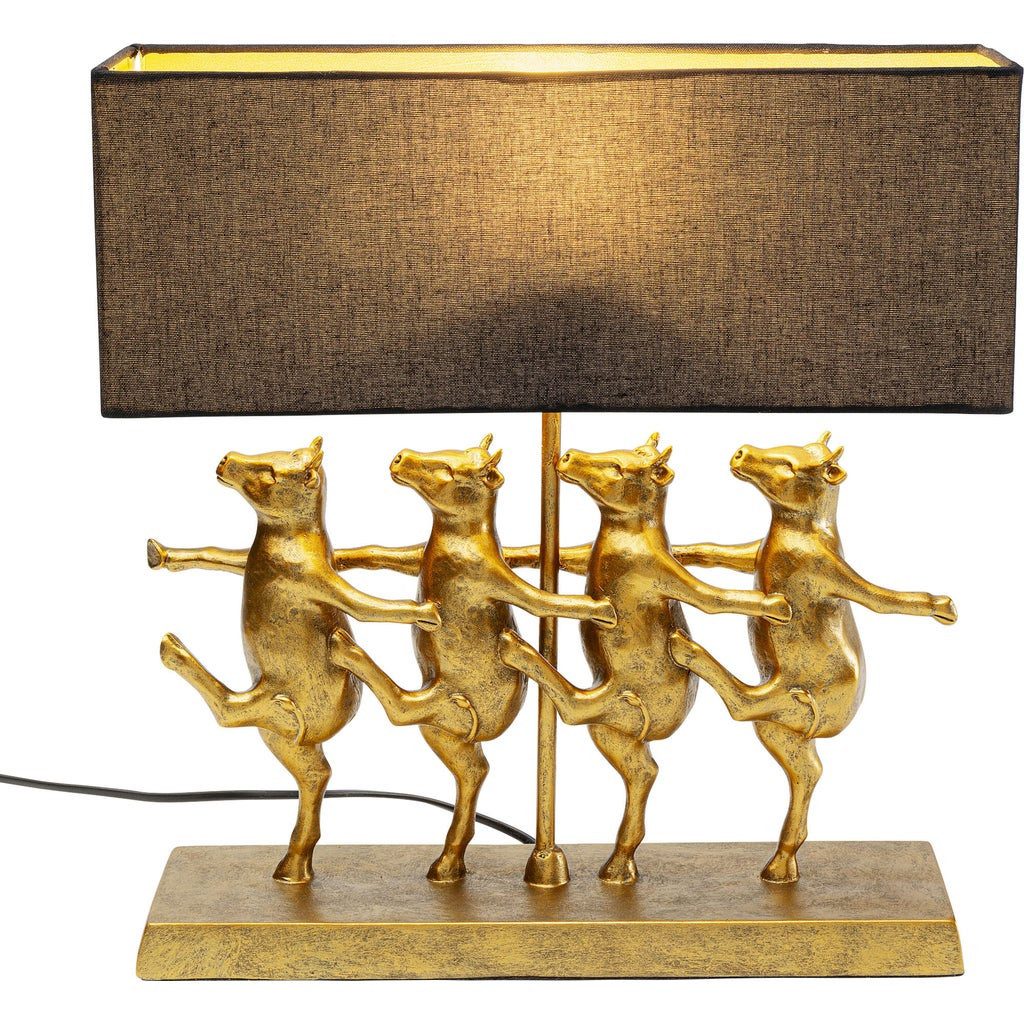 Kare Design Tischleuchte Dancing Cows, ohne Leuchtmittel