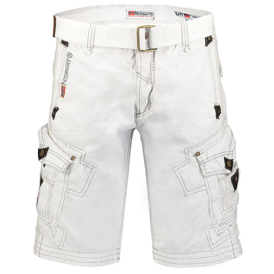Cargo shorts herren weiß Clearance