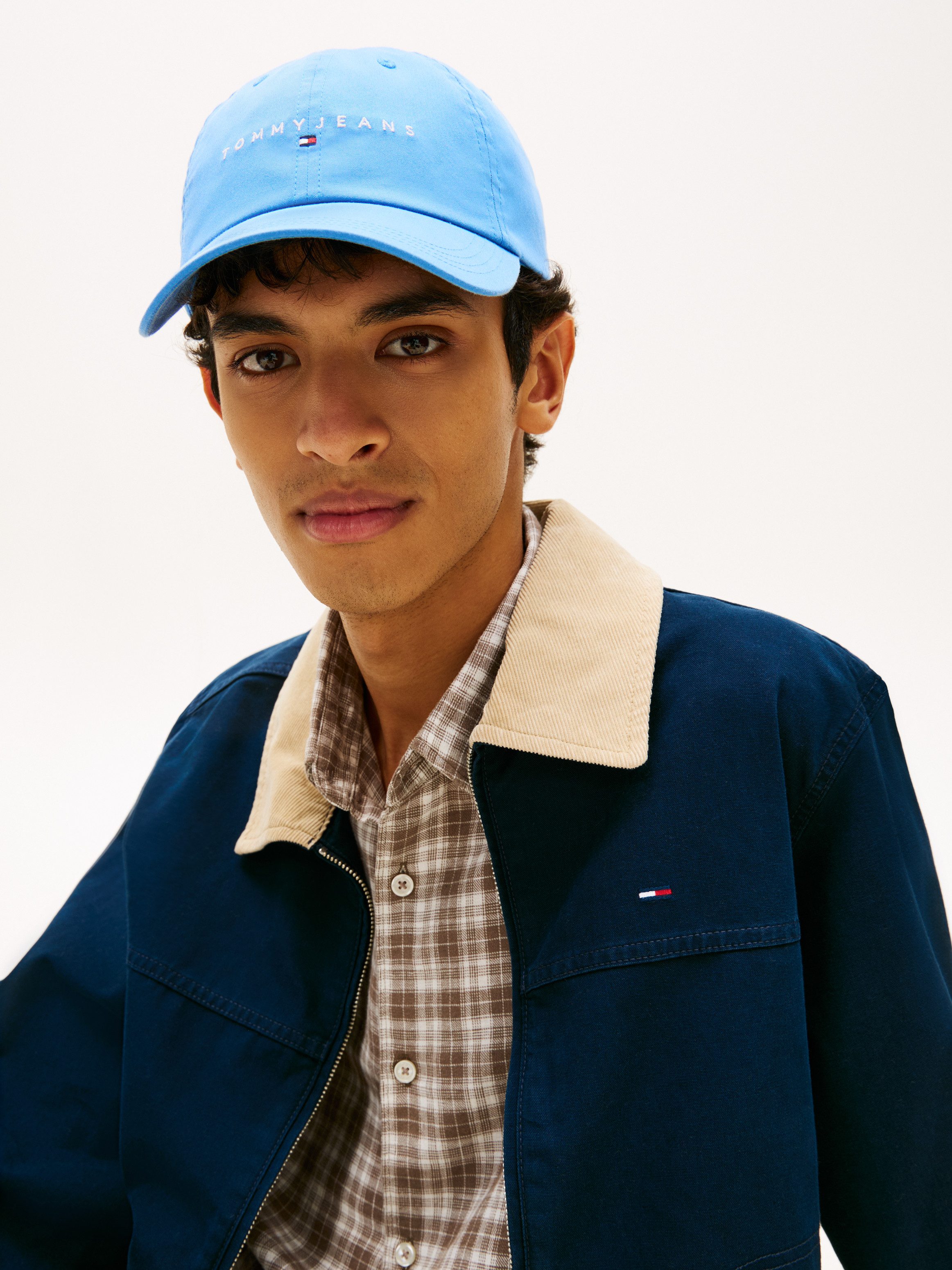 Tommy Jeans Baseball Cap TJM LINEAR LOGO Regular fit mit festem Schirm
