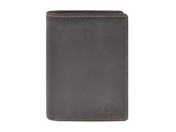 Greenburry Geldbörse Tornado, Geldbeutel, Lederbörse, 4 Kartenfächer, 12x9,5 cm, RFID-Schutz