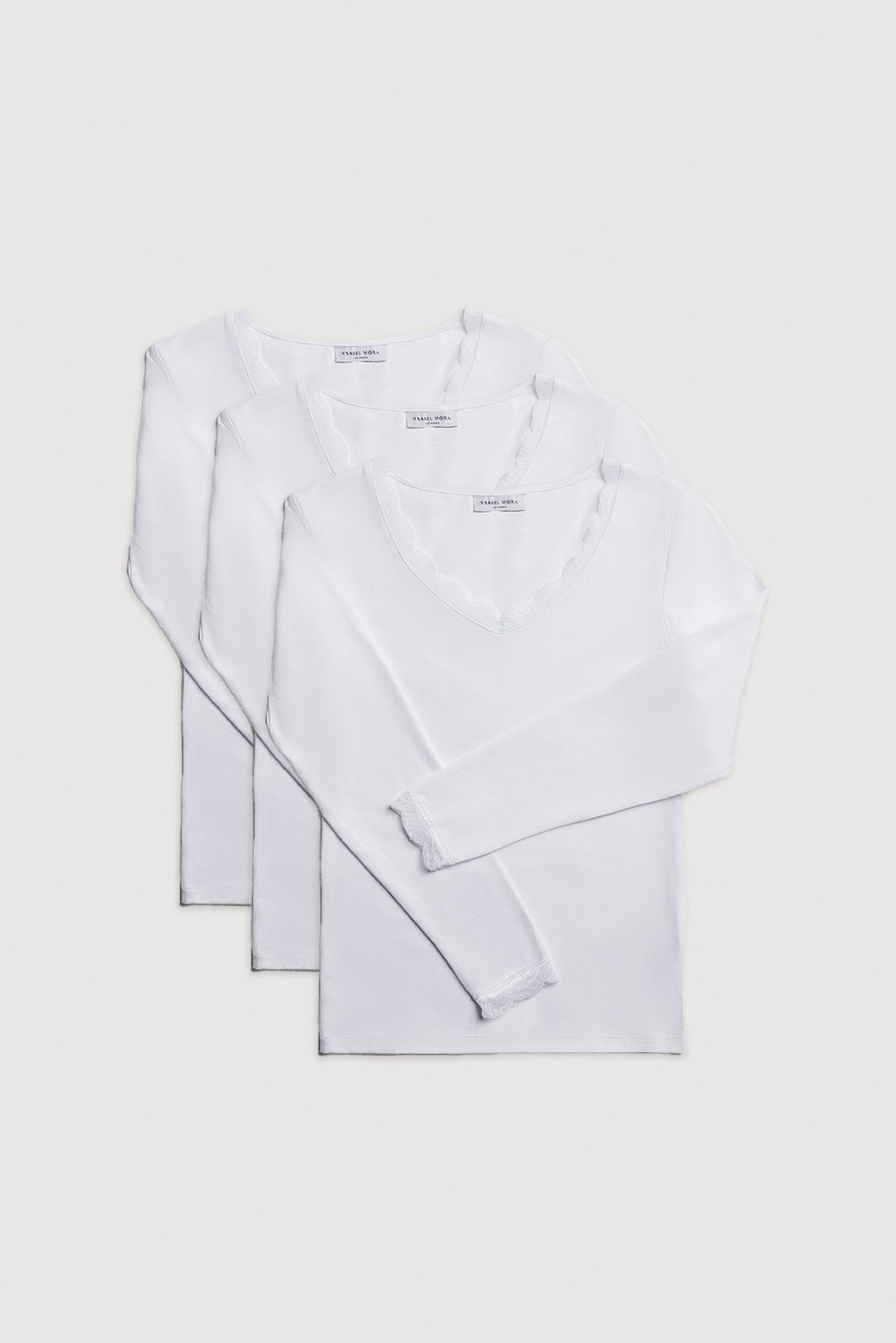 YSABEL MORA Langarmshirt BASIC COLLECTION COTTON günstig online kaufen