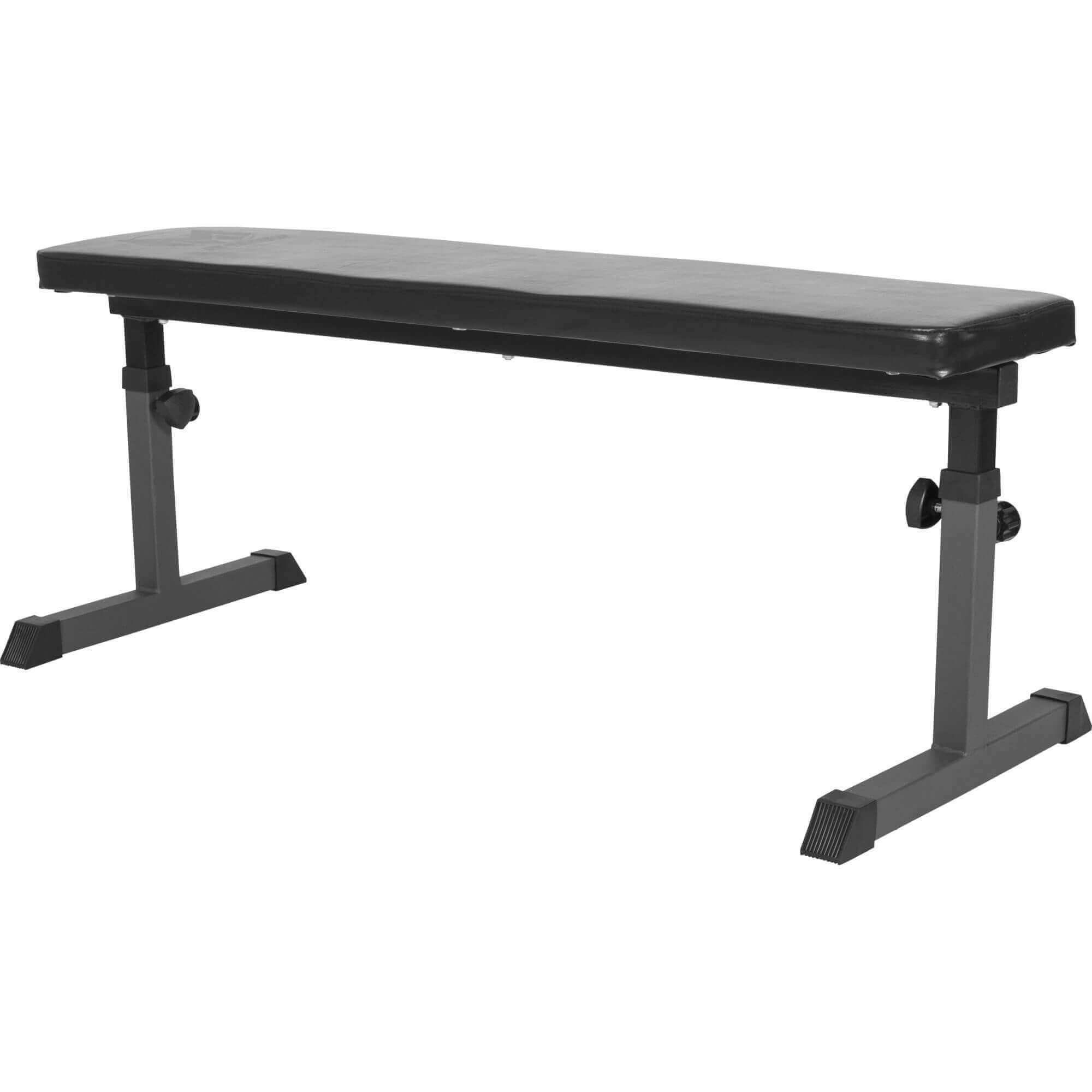 Hantelbank Trainingsbank - Verstellbar, Max 200kg, Stahl - Flachbank, Fitnessbank