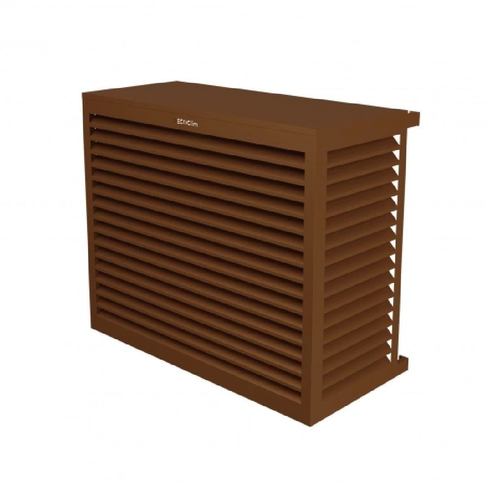 DECO Clim Wärmepumpen-Verkleidung Verkleidung ALU Lehmbraun, RAL 8003 Größe L