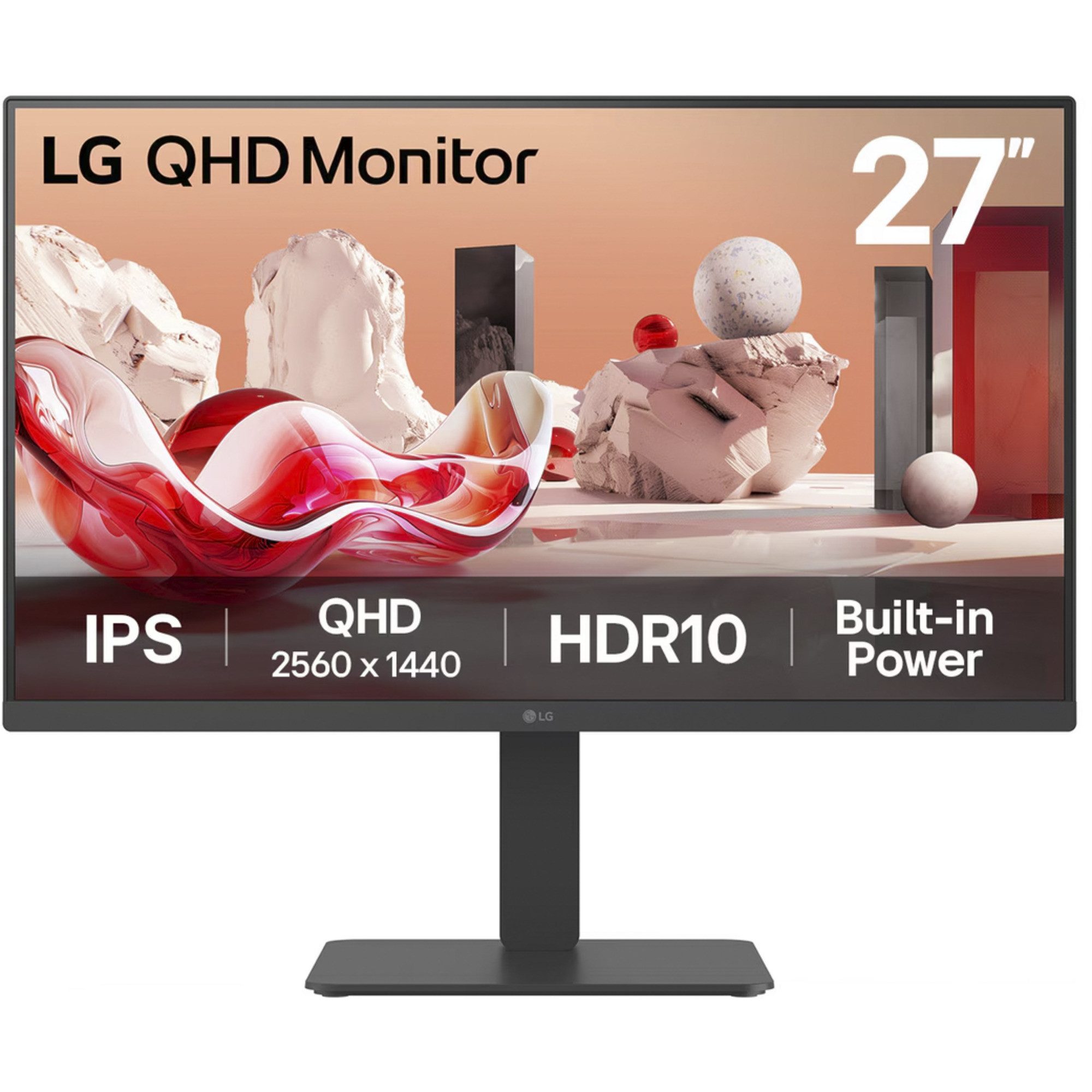 LG LG 27BA45QB-B, LED-Monitor, (QHD, IPS, DP, HDMI, TFT-Monitor (2560 x 1440 px)