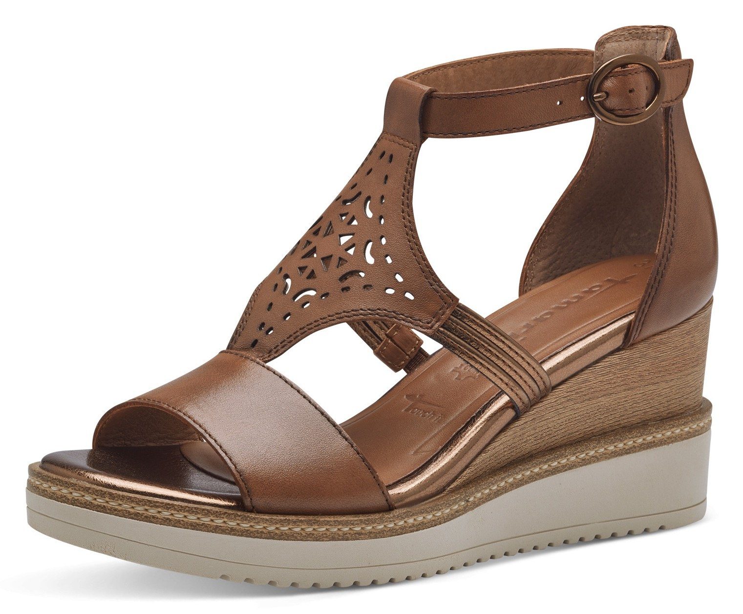 Tamaris Keilsandalette, Sommerschuh, Sandale, Keilabsatz, mit günstig online kaufen
