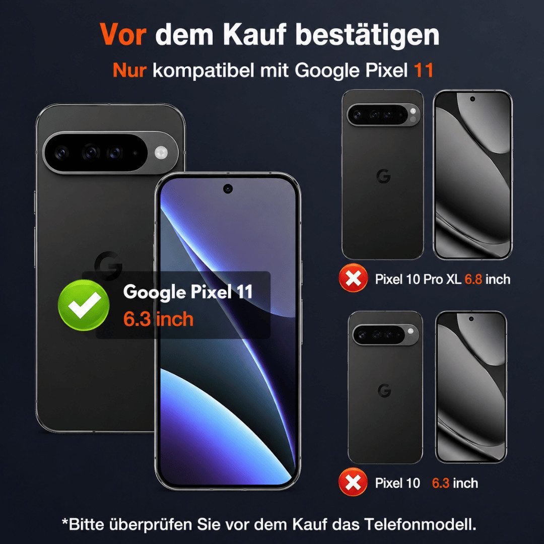 SmartUP Displayschutzglas 2X Schutzglas für Google Pixel 11 Display Kamera Panzerfolie Full 3D für Google Pixel 11, 4 Stück, Rundumschutz, passgenaue Verarbeitu – Bild 2 von 5