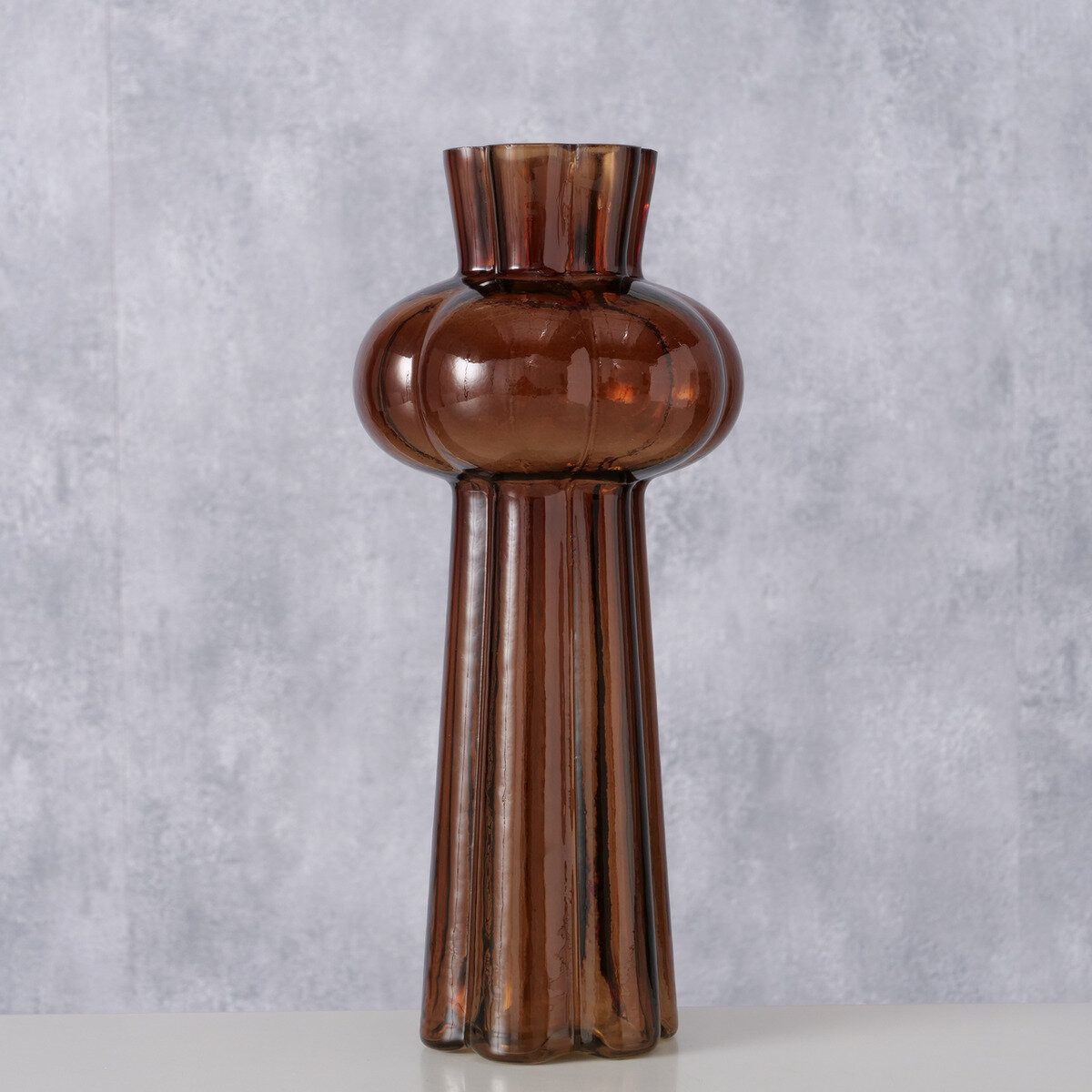 BOLTZE GRUPPE GmbH Dekovase Vase aus Glas MAHONI, 25 cm (einzeln)