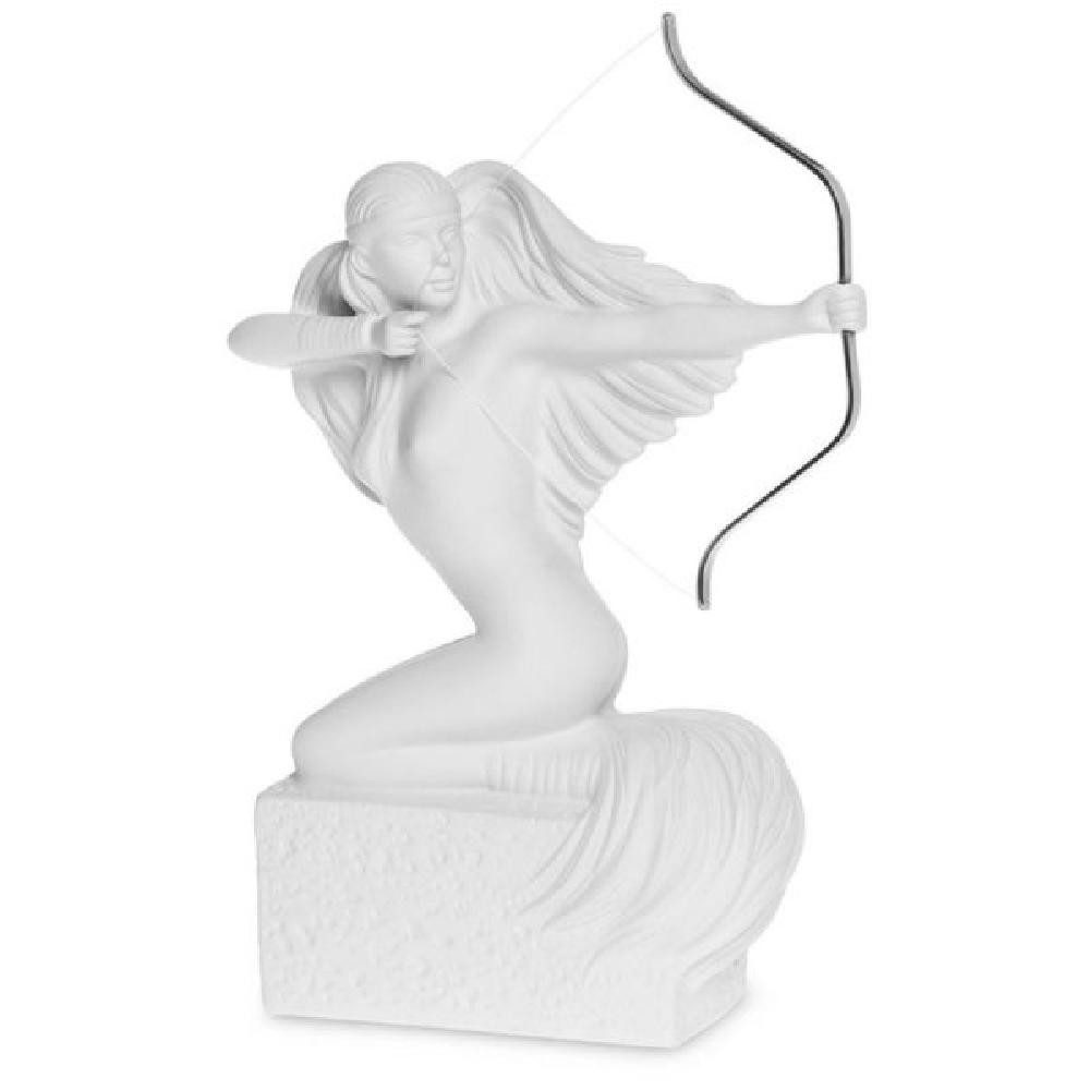 Skulptur Porzellanfigur Sternzeichen Schütze Porzellan Weiblich