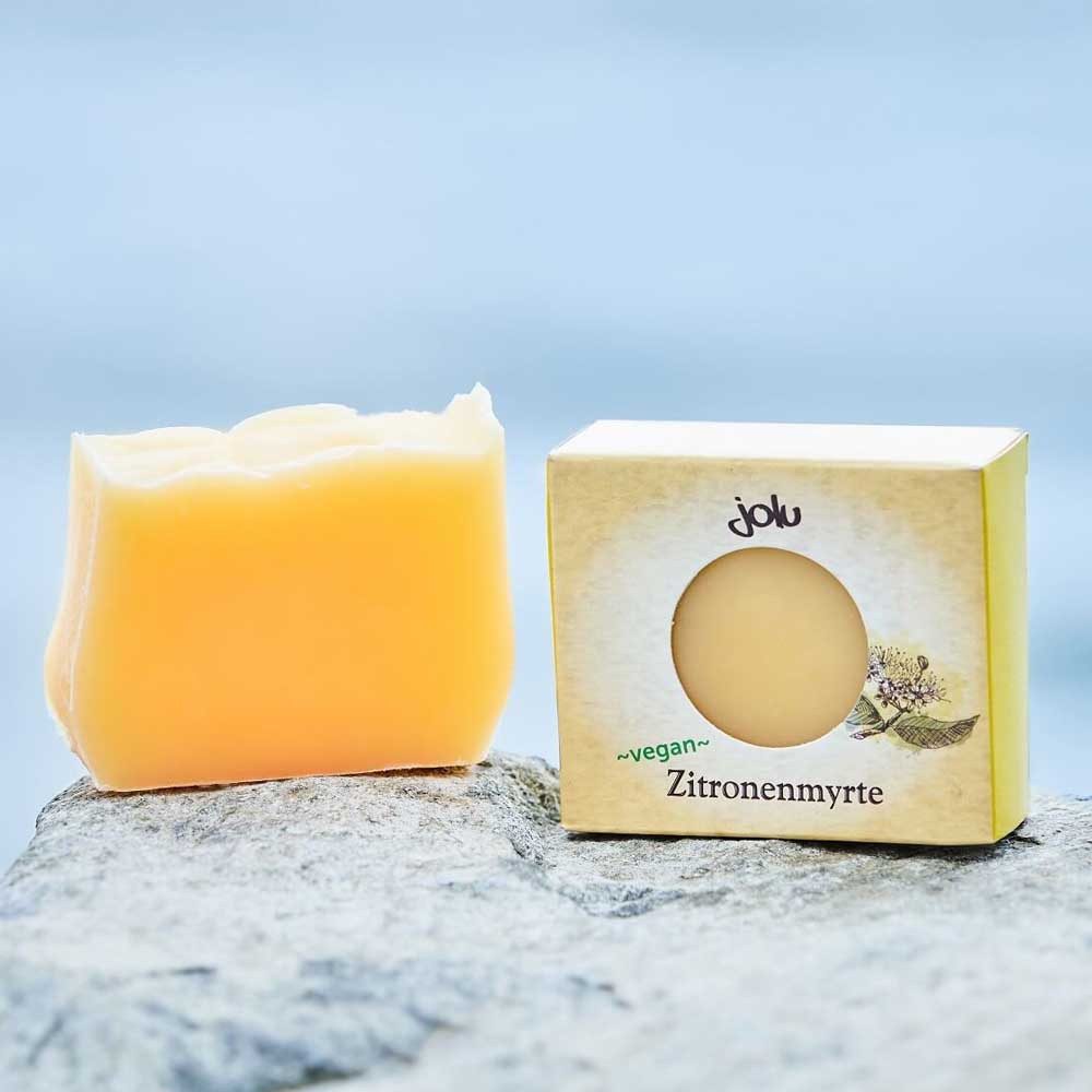 Jolu Feste Duschseife Dusch- und Handseife - Zitronenmyrte 90g