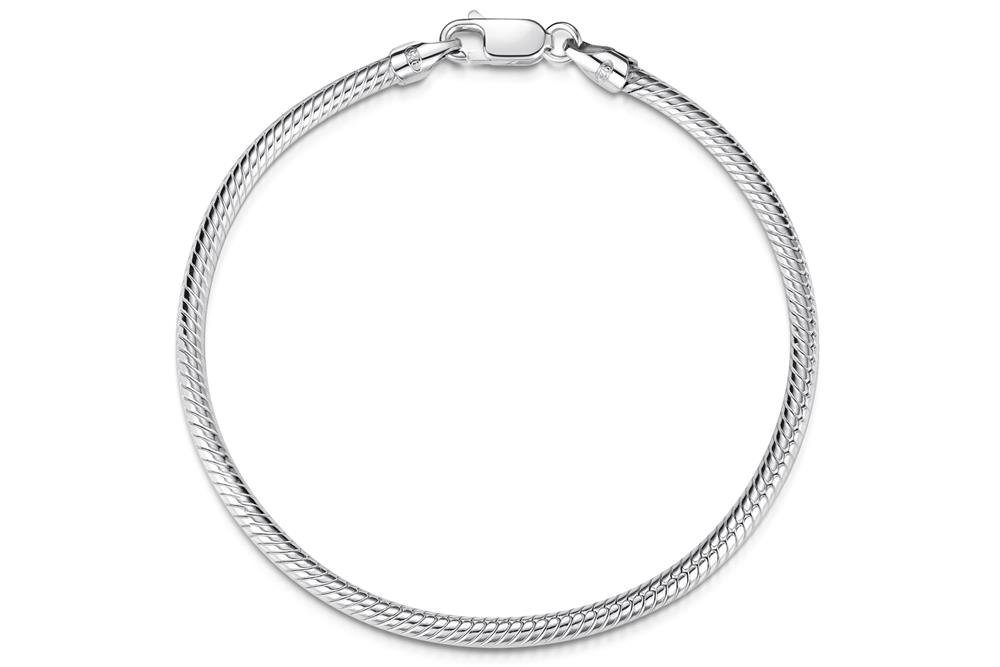 Silberkettenstore von Armband 925 wählbar 16-25cm Silberarmband Schlangenkette - 3mm Länge Silber,