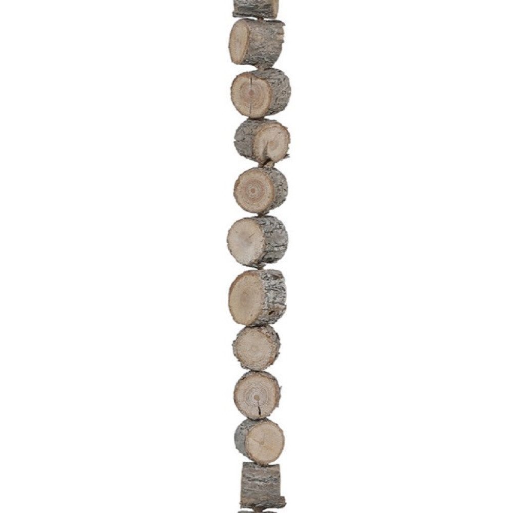 Gasper Streudeko HOLZ-STÜCKCHEN Girlande "TWIGS" ca 90cm. Natur Holz Deko Hänger
