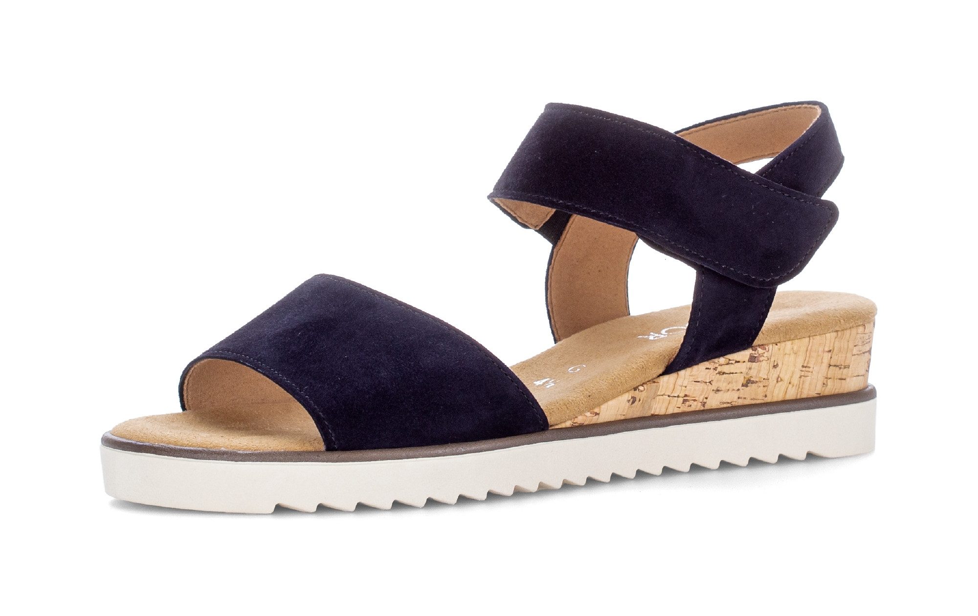 Gabor GENUA Keilsandalette, Sommerschuh, Sandale, mit kleinem Stretch, Weite G