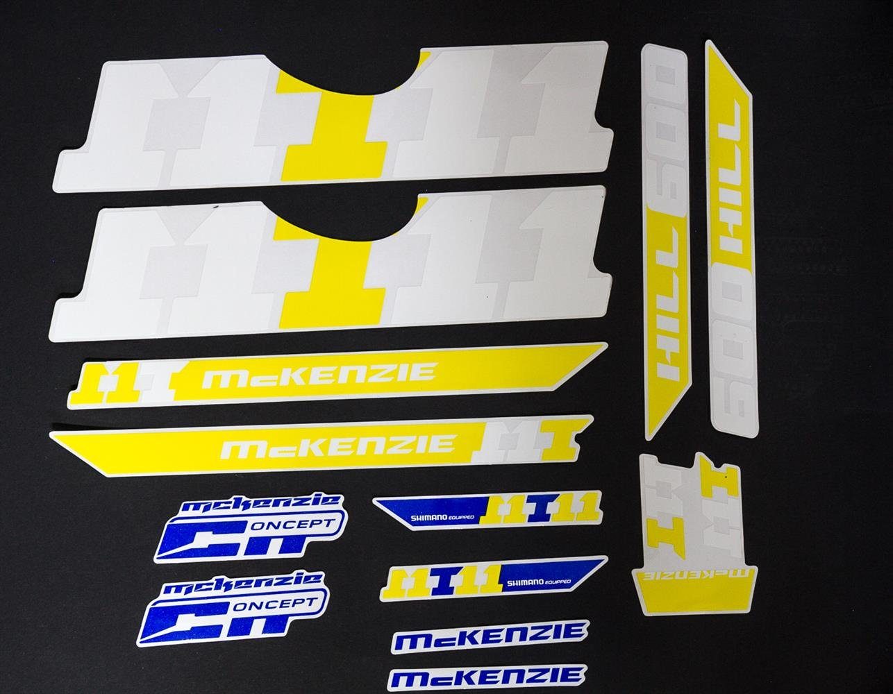 Fahrradrahmen Fahrrad DEKOR Satz Aufkleber Rahmen Schriftzug Sticker MCKENZIE Decal