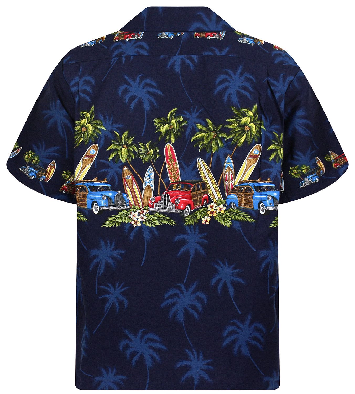 Pacific Legend Hawaiihemd Surfbretter Autos Original günstig online kaufen
