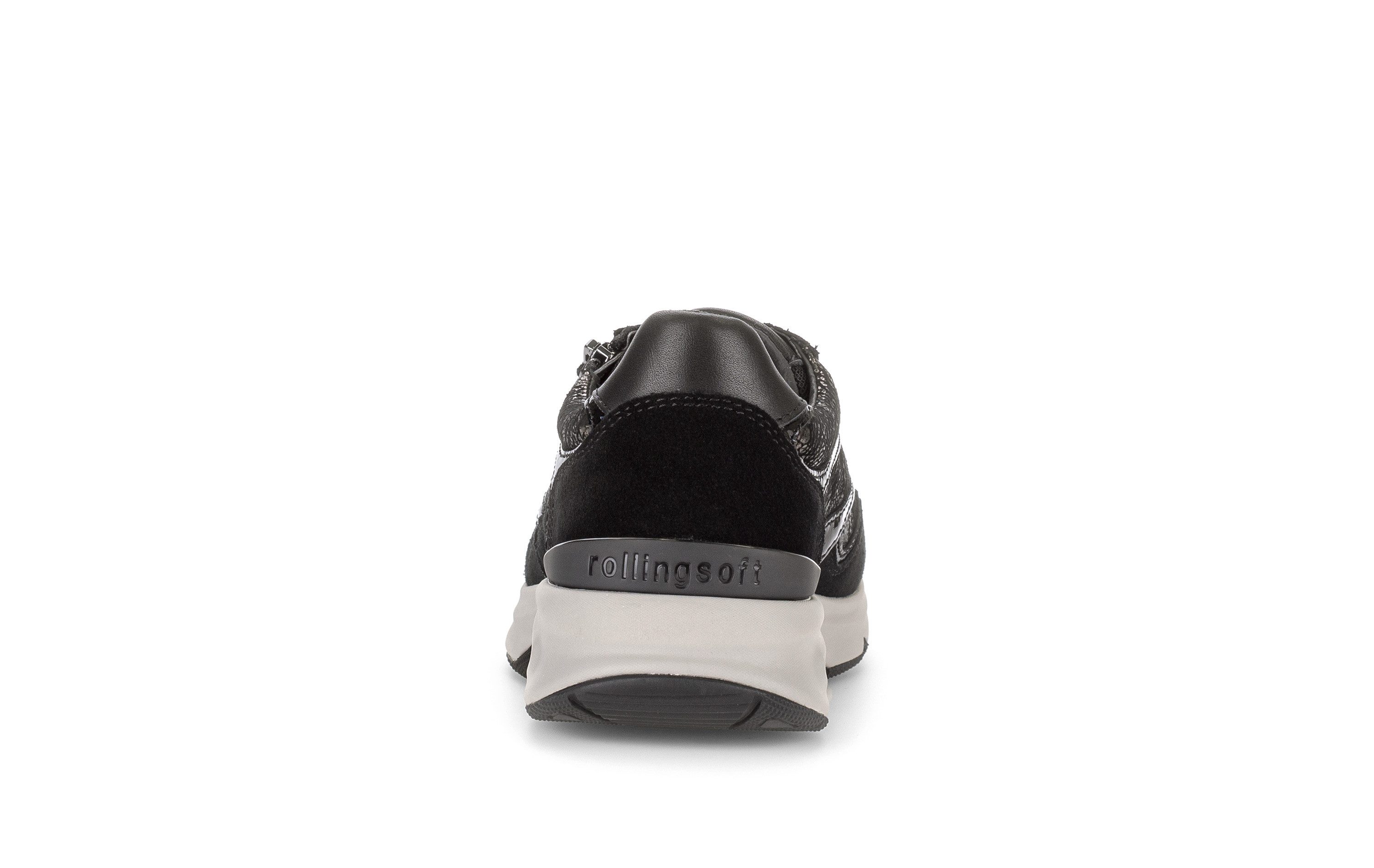 rollingsoft Keilsneaker Schnürschuh, Halbschuh, Freizeitschuh mit Außenreißverschluss