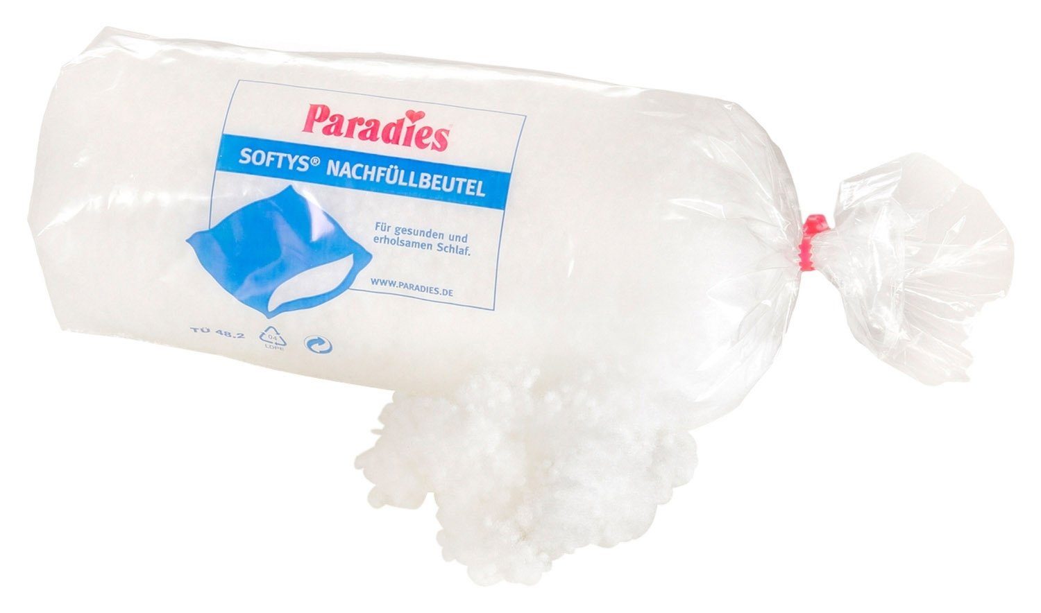 Paradies Kopfkissen Nachfüllbeutel SOFTY, Ø 15 cm, Füllung: Textilfaserkügelchen