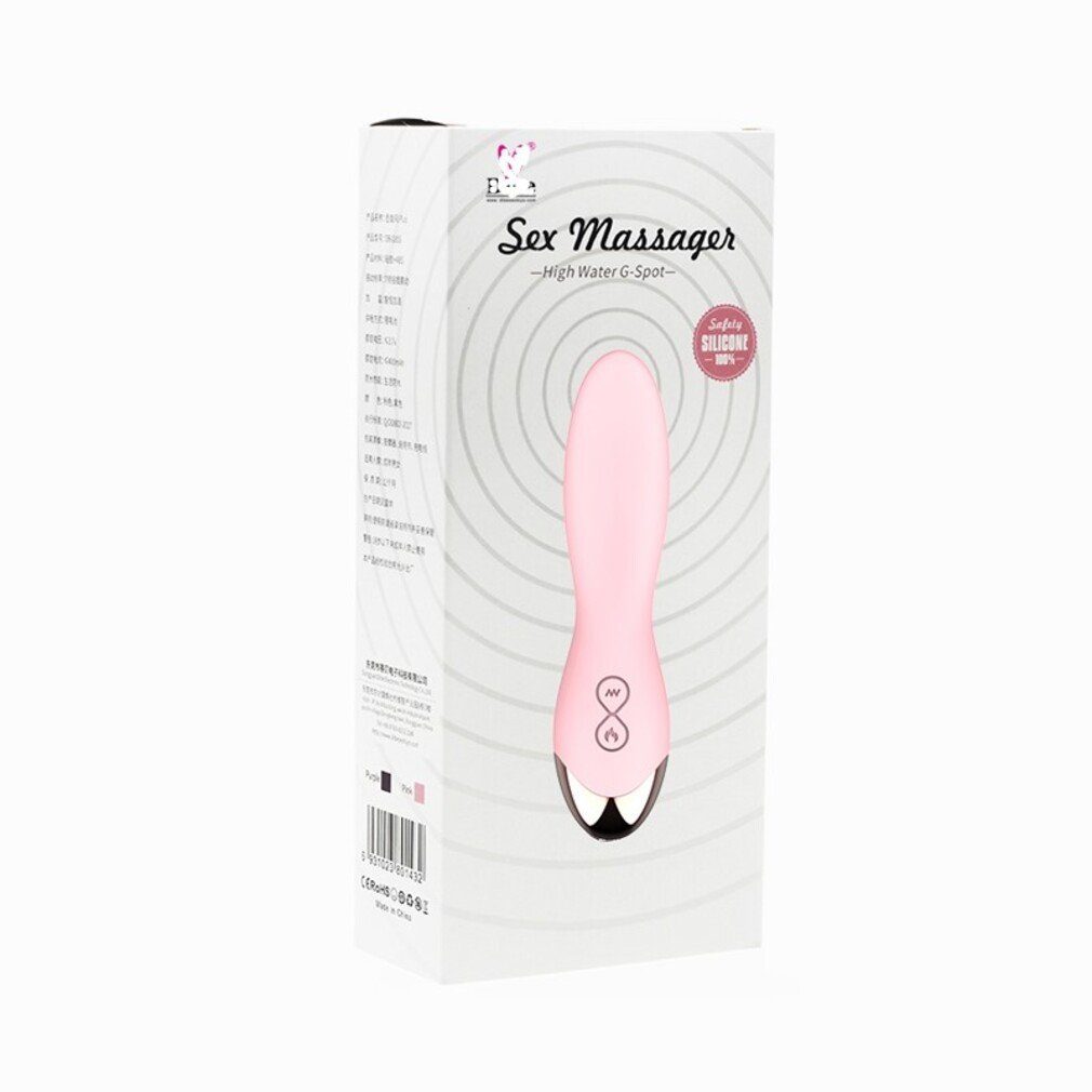 Dibe Vibrator G Punkt Vibrator mit modernem Design 7 Stufen Heizung Funktion, (Packung, 2-tlg), Heizfunktion bis 42°C