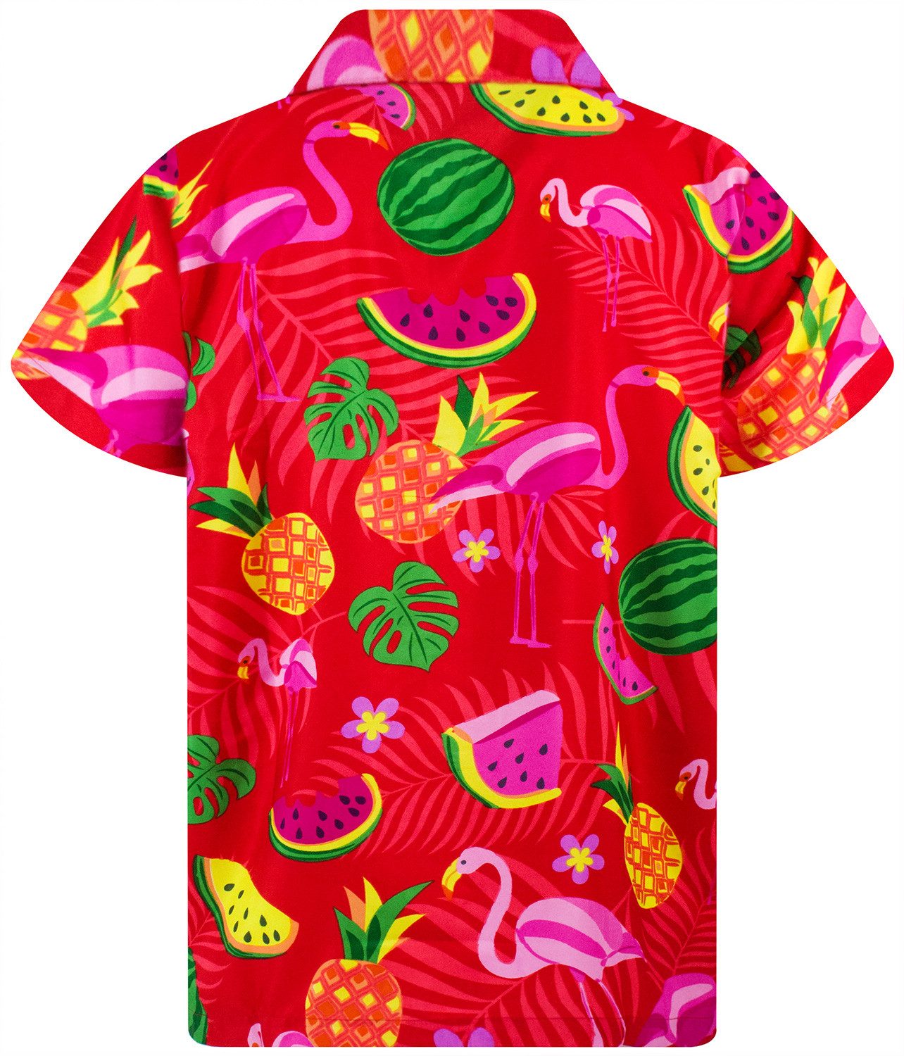 King Kameha Hawaiihemd Flamingo Melone Übergrößen günstig online kaufen