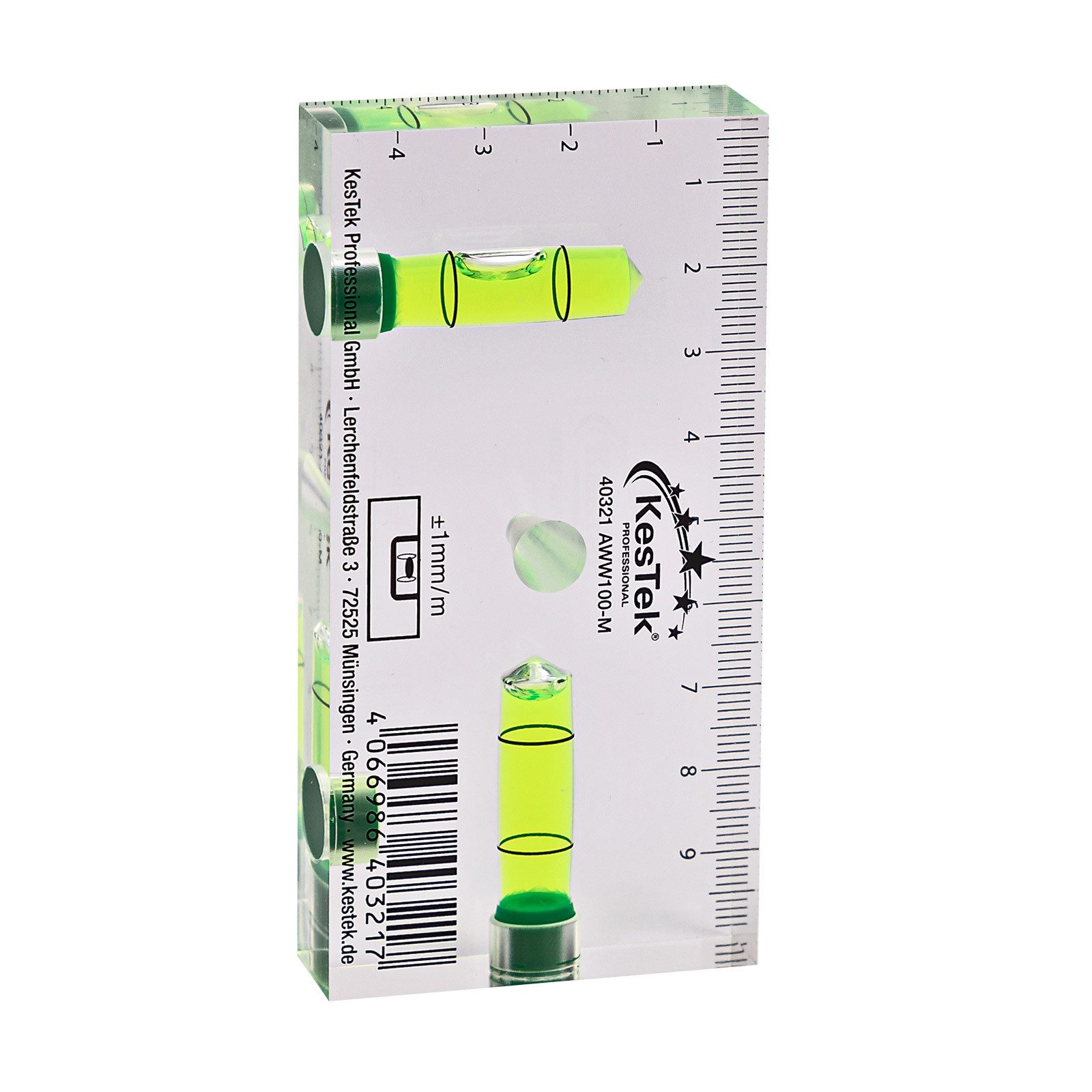 KesTek Wasserwaage Acrylglas Wasserwaage AWW100-M, (1 günstig online kaufen