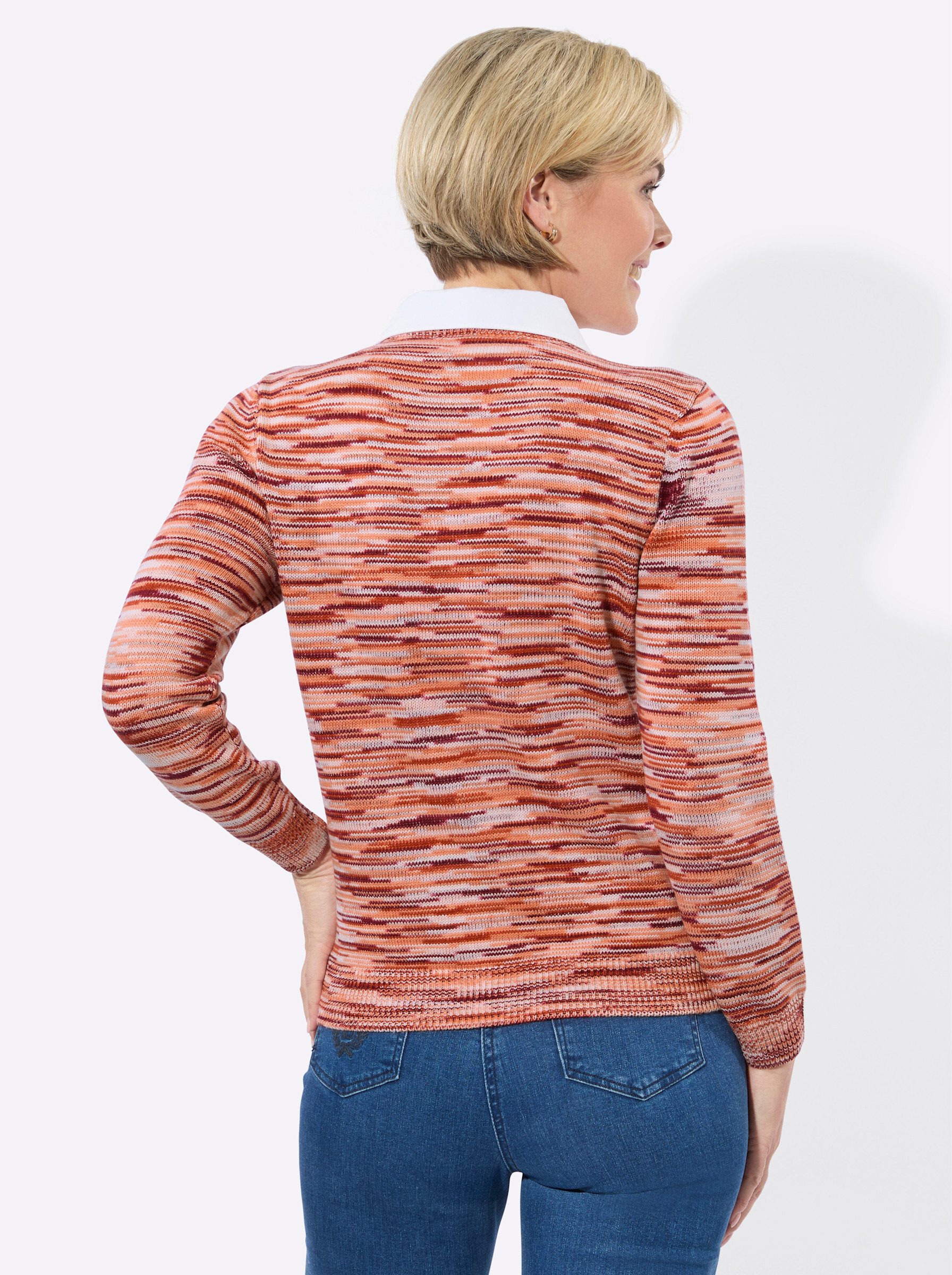 Witt Strickpullover 2-in-1-Pullover Langarm Jersey