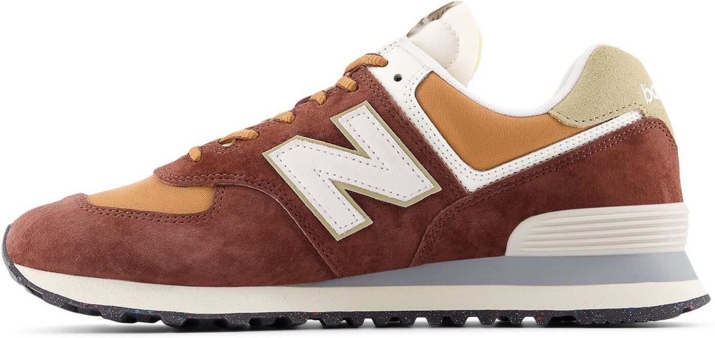 New Balance 574 braun, Ocker, weiß, grau Herren New Balance Sneaker Sneaker günstig online kaufen
