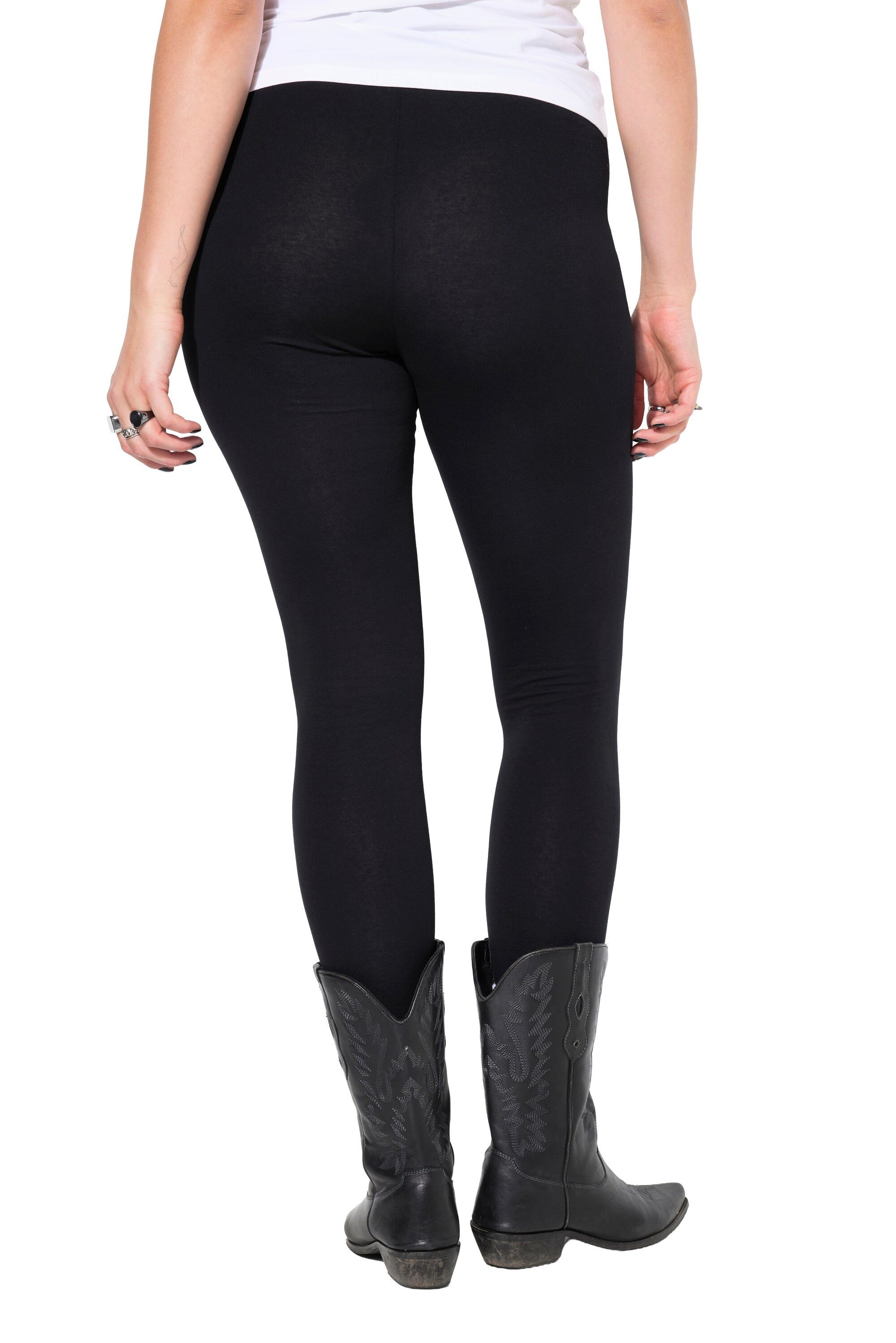 Studio Untold Leggings Leggings Doppelpack schmal High Waist Elastikbund (2-tlg) Bestseller – Bild 3 von 4