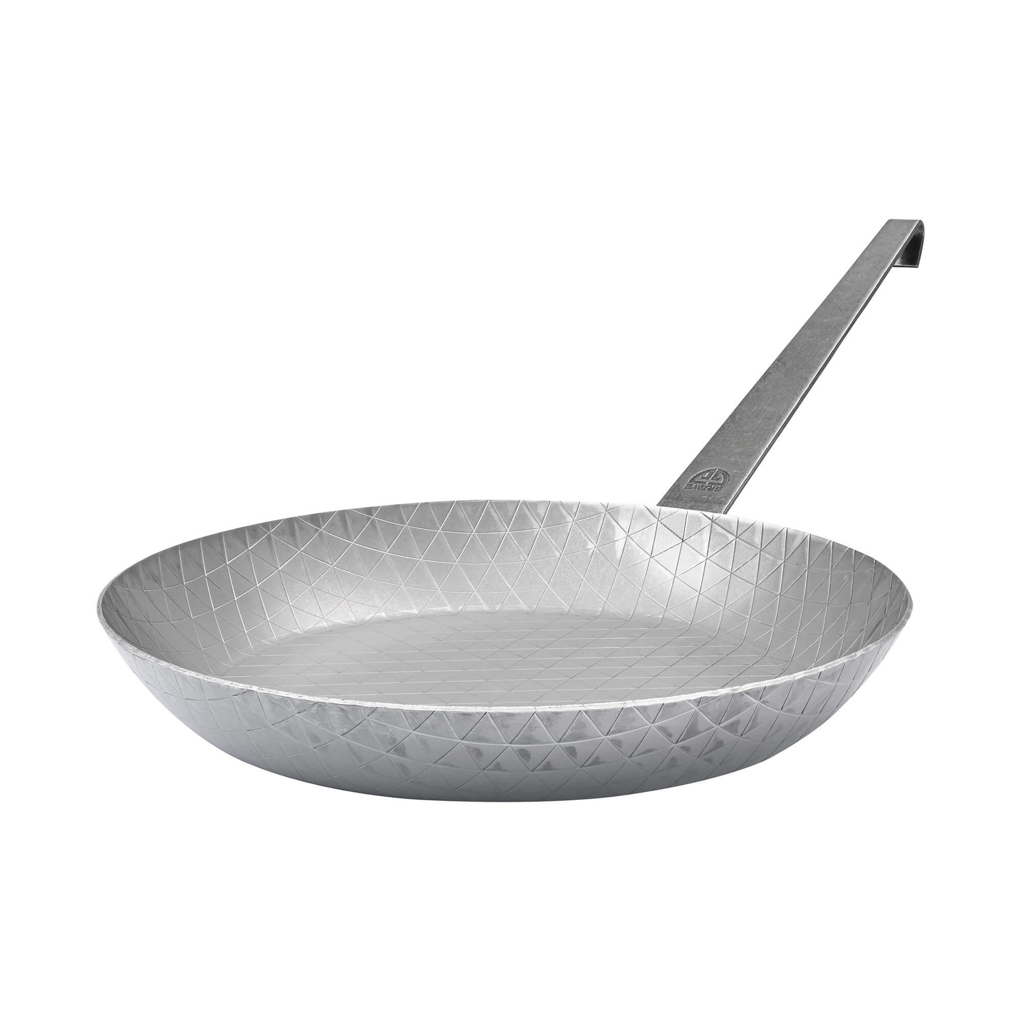 GRÄWE Bratpfanne GRÄWE Eisen-Bratpfanne mit Hakenstiel, 32 cm hoch, mit Riffelung