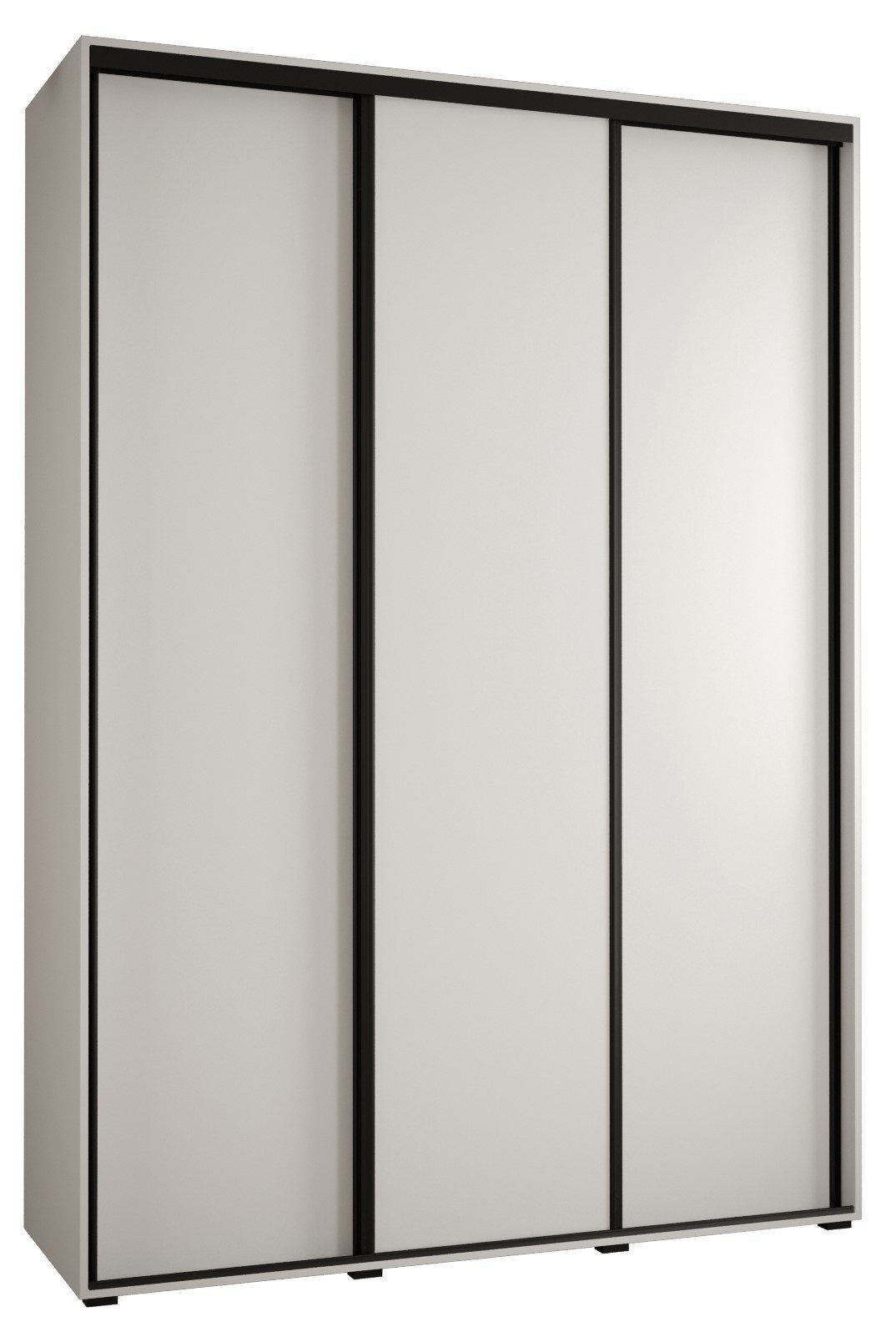 ABIKS MÖBEL Schwebetürenschrank Davos 1 Schlafzimmerschrank - Schiebetüren, Kleiderstange, Regalen