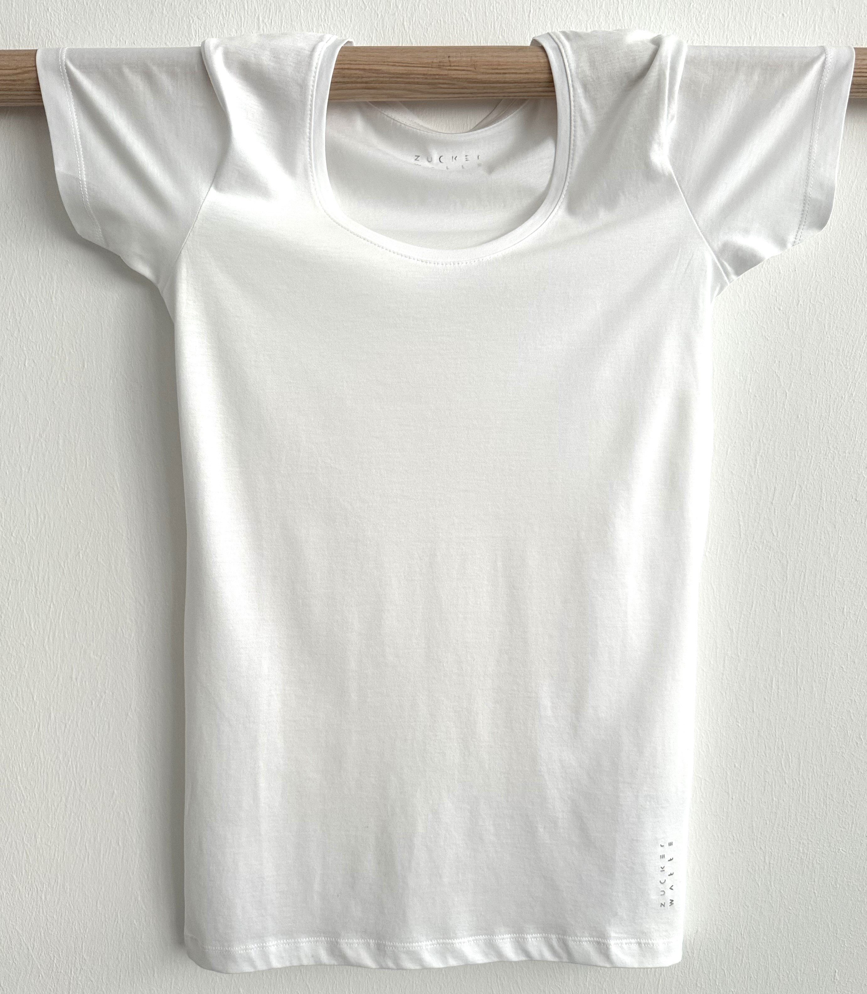 Zuckerwatte T-Shirt Halbarm mit Rundhalsausschnitt, aus günstig online kaufen