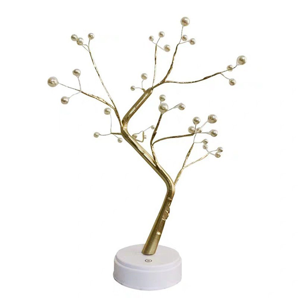 Blüten Lichterbaum LED LED 36 Perlen Baum Licht,USB/Batteriebetrieben Oneid Bonsai