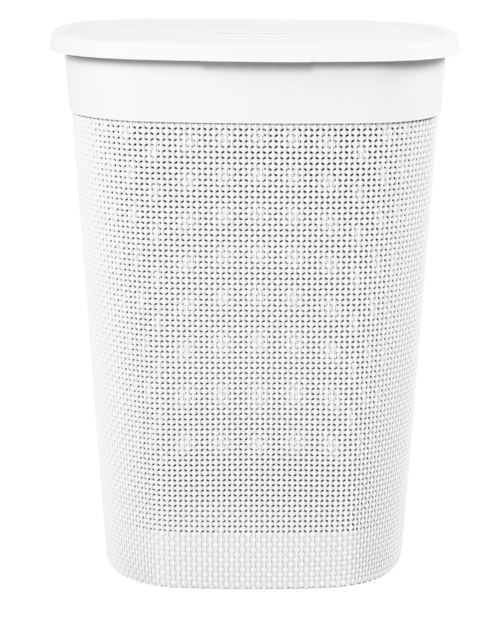 ONDIS24 Wäschebox Wäschekorb Filo aus Kunststoff 55 Liter, gut belüftet, neues italienisches Design, edle Verarbeitung