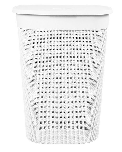 ONDIS24 Wäschebox Wäschebox Wäschekorb Filo, gut belüftet, neues italienisches Design, edle Verarbeitung aus Kunststoff 55 Liter
